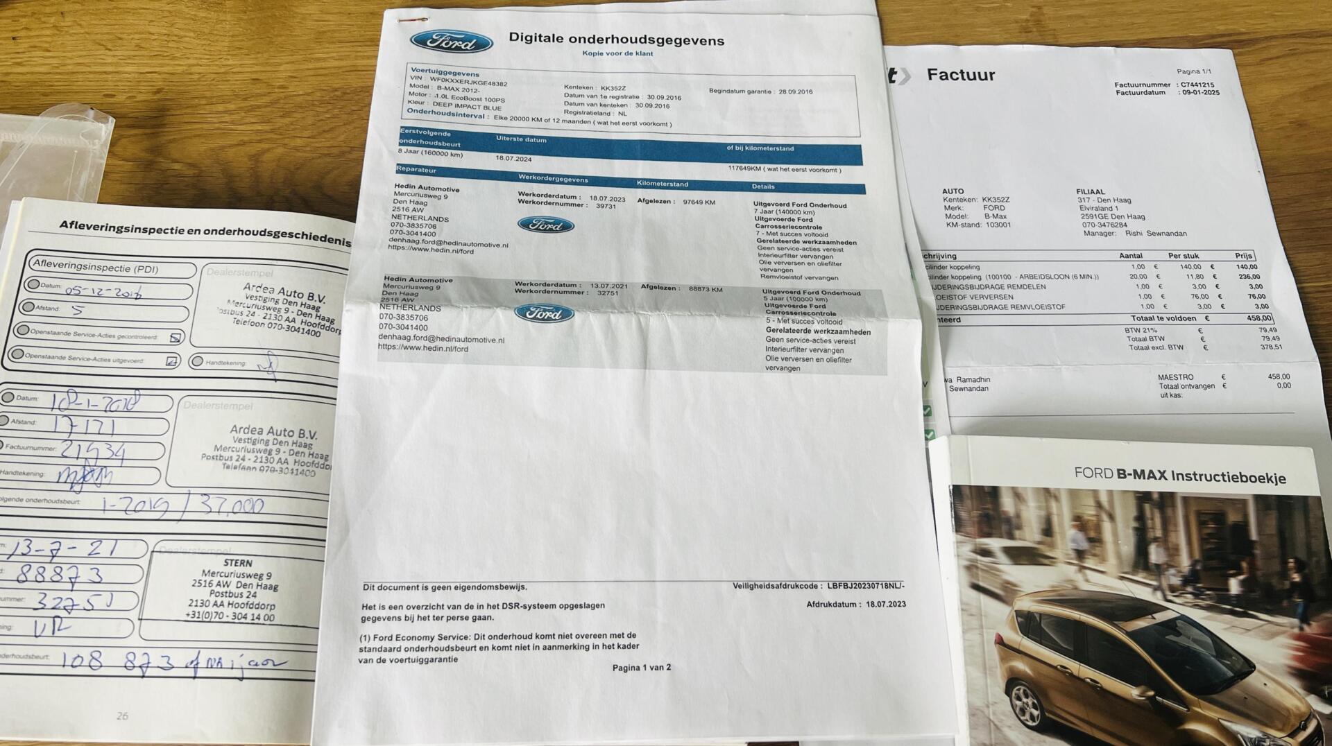 Foto van Ford B-max