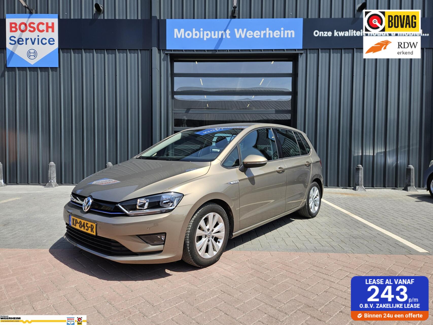 Volkswagen Golf Sportsvan 1.0 TSI Comf-line Automaat | NAVI | CAMERA | NAP 2016 - voorkant
