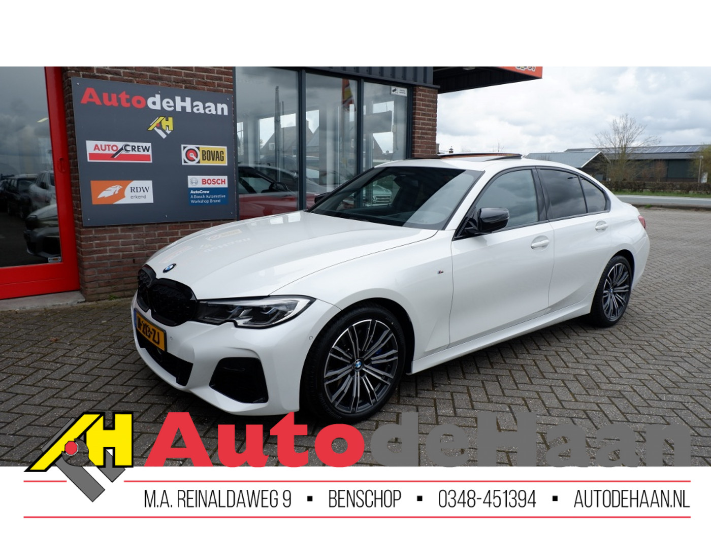 BMW M340i xDrive M340ix High Exec. Laser/Head-up/Pano/H&K 2019 - voorkant
