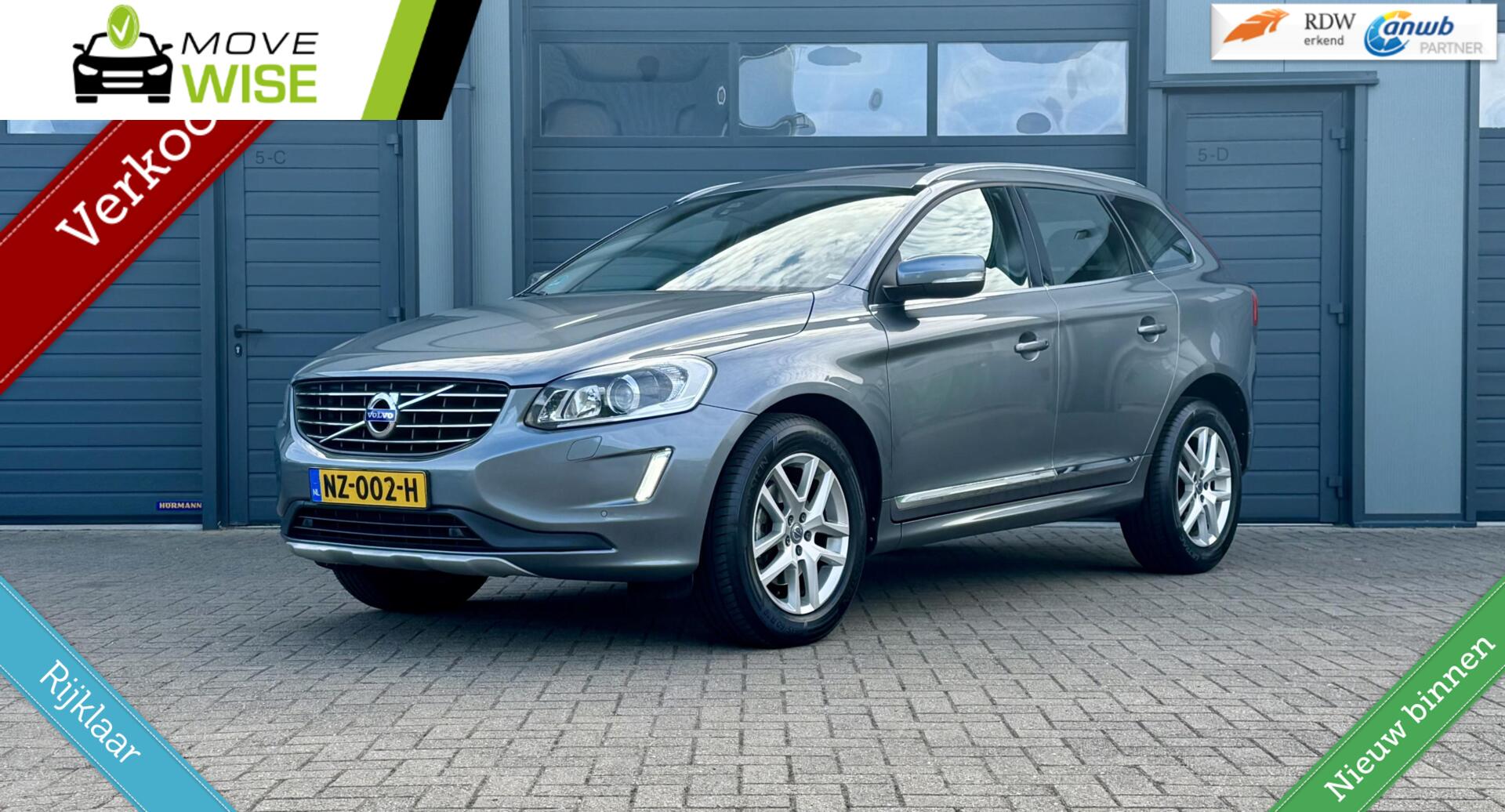 Volvo Xc60 2.0 T5 FWD 245pk Polar+ | Automaat | Trekhaak | TOP STAAT ! | Zeer Compleet | Rijklaar | 2017 - voorkant