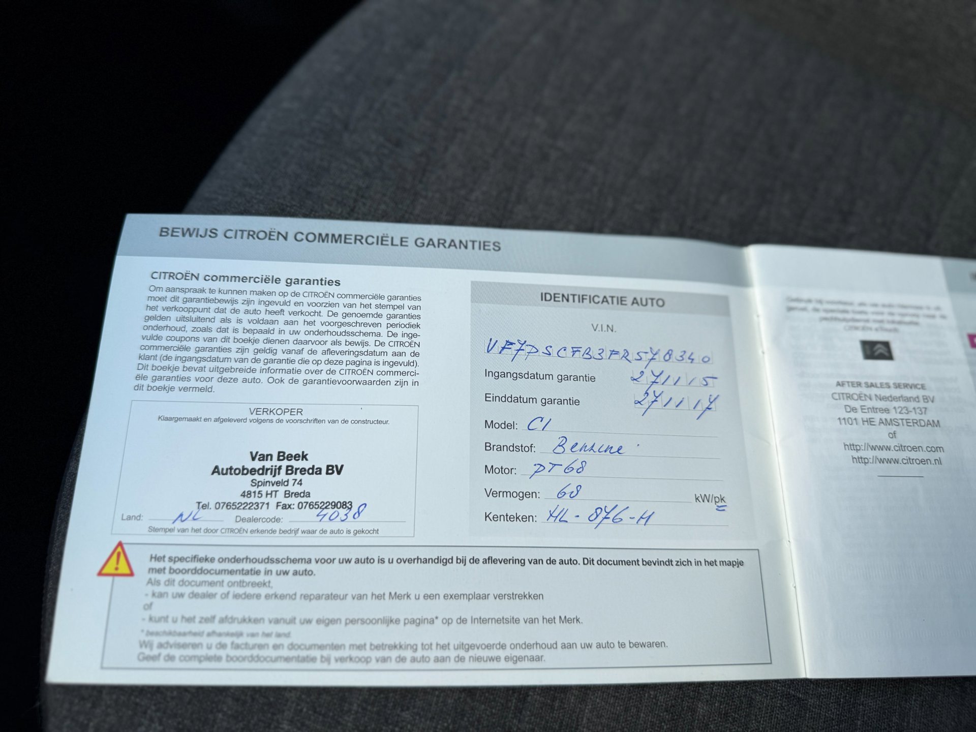 Foto van Citroen C1