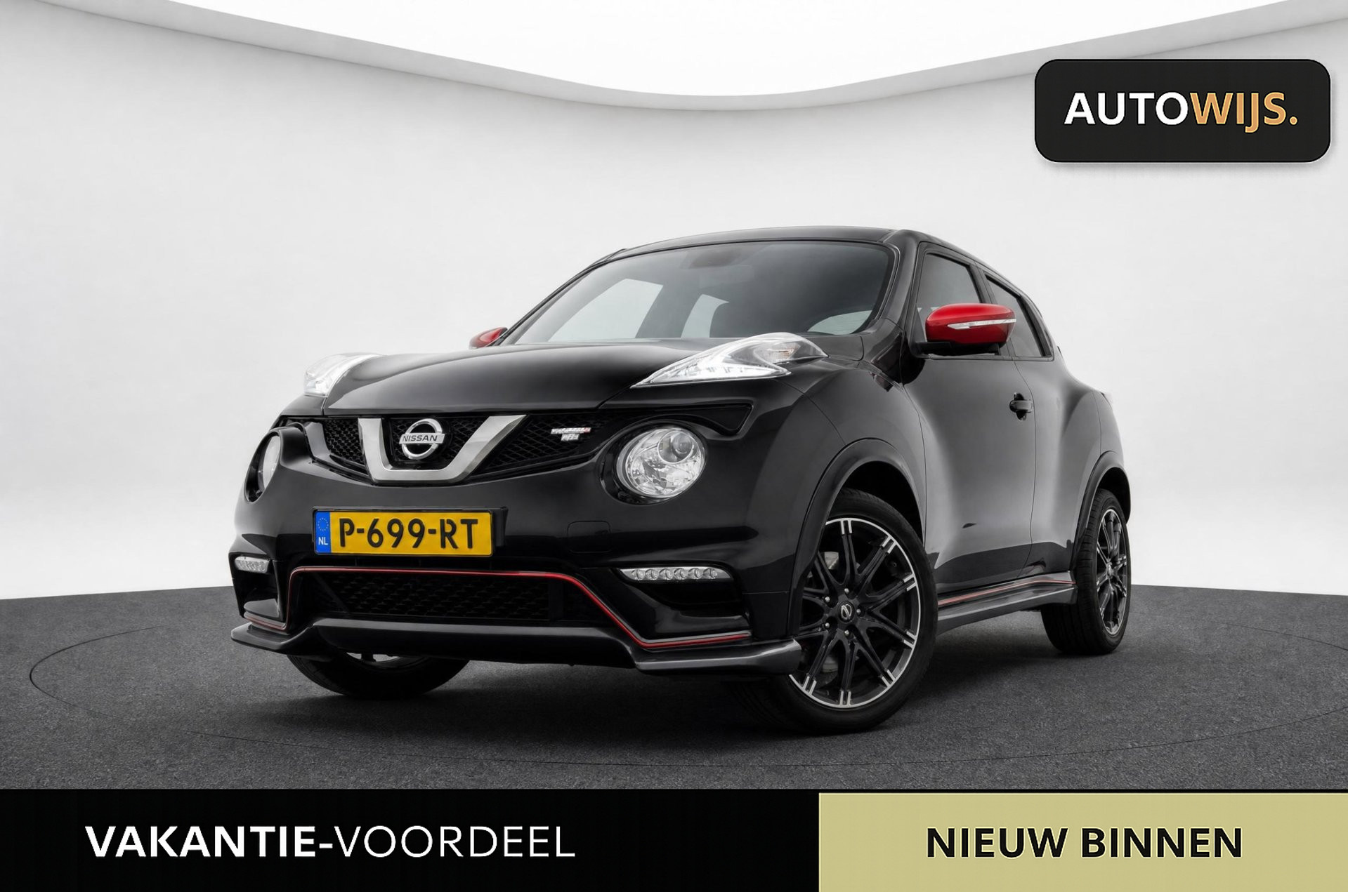 Nissan Juke 1.6 DIG-T Nismo RS|SCHAALSTOELEN|360CAM|218PK|CLIMA 2015 - voorkant