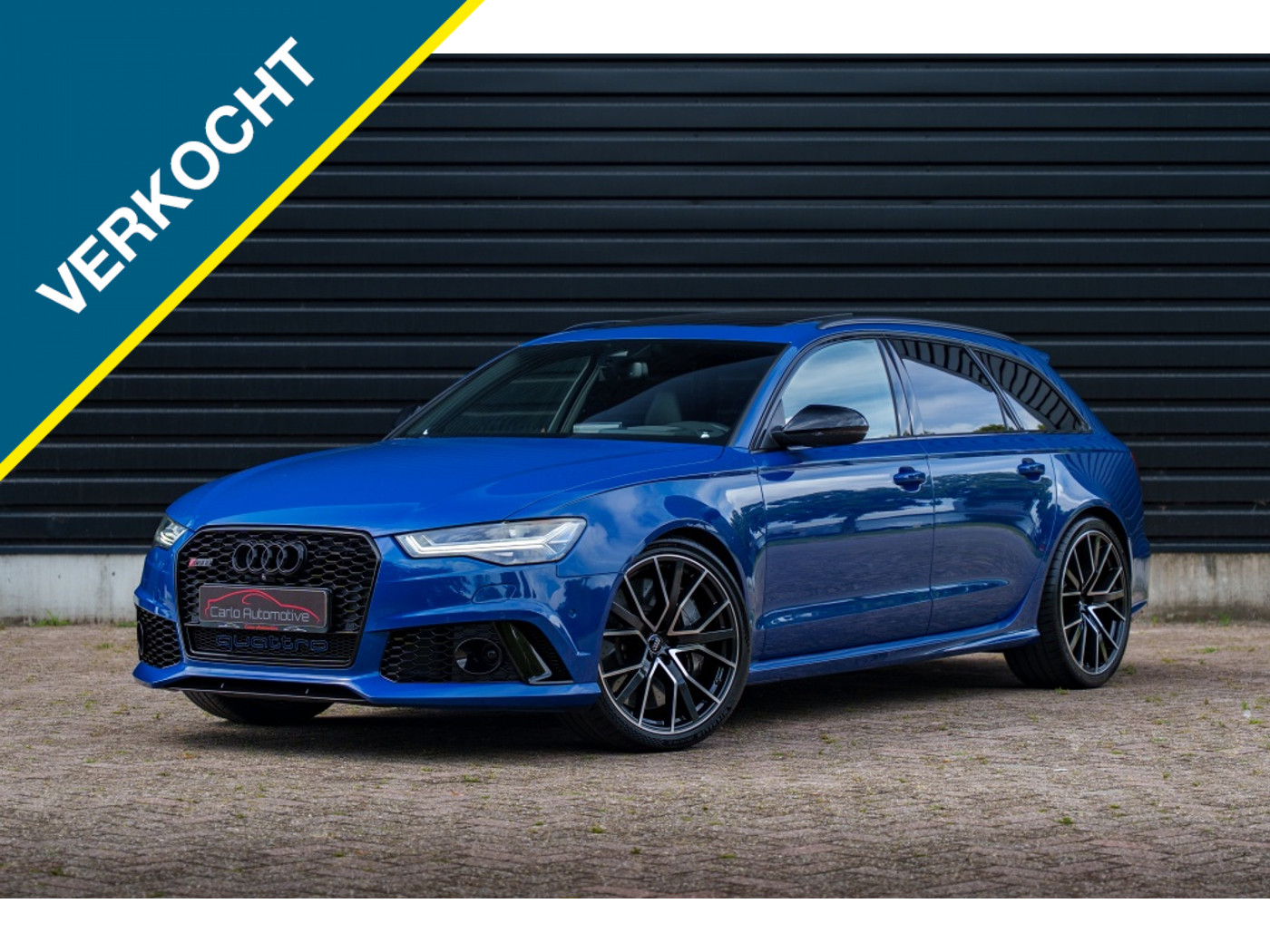 Audi RS 6 Avant Performance 4.0 TFSI PERF. PANO|B&O|CERAMIC|AKRA|HUD|NIGHTVIS|SOFTCLOSE 2017 - voorkant