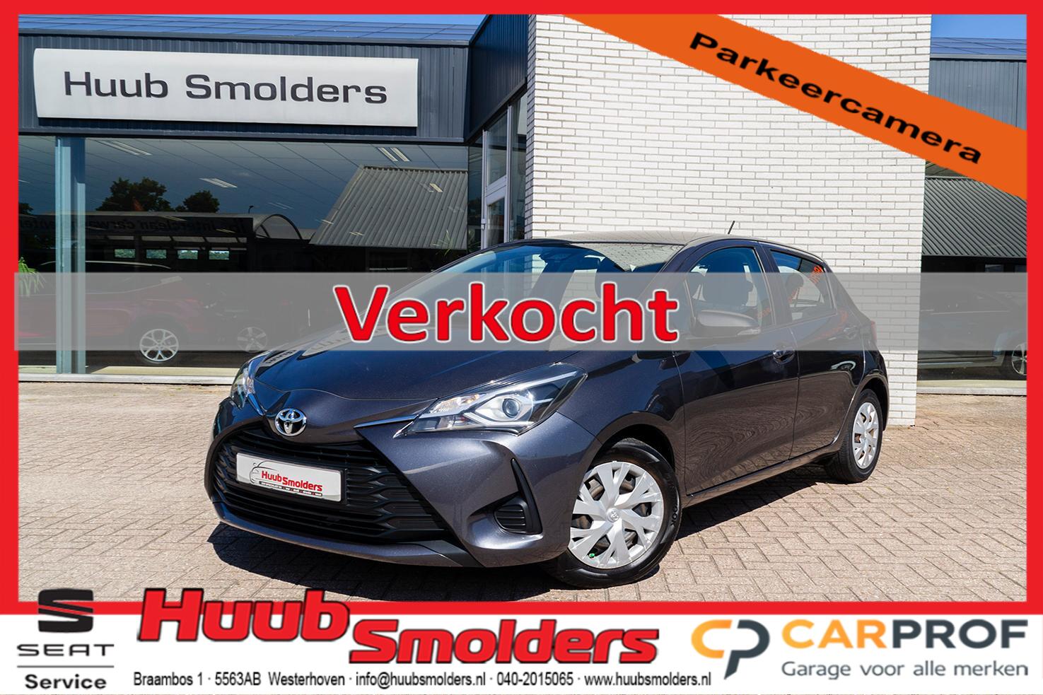Toyota Yaris 1.0 VVT-i Aspiration met navigatie 2018 - voorkant