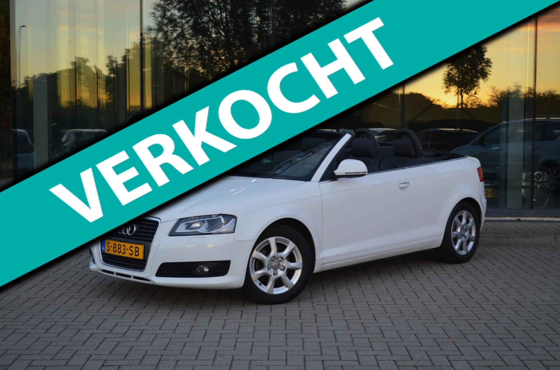 Audi A3 Cabriolet 1.8 TFSI Attraction | stoelverwarming | 160PK | Airco 2008 - voorkant