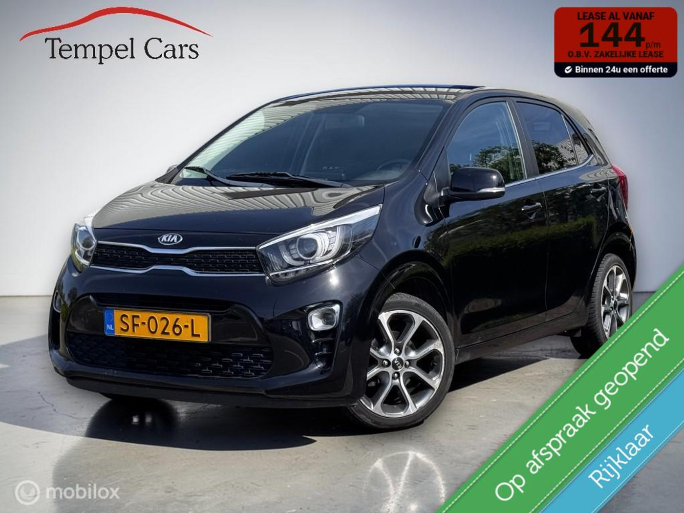 Kia Picanto 1.0 CVVT DynamicPlusLine| Clima| Camera| Carplay 2018 - voorkant