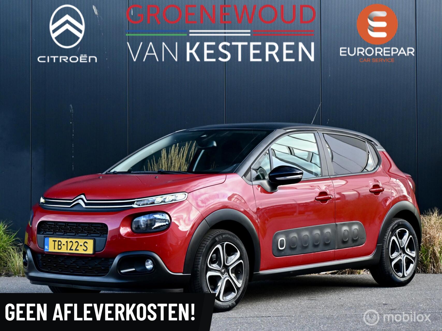 Citroen C3 82pk Shine I Trekhaak I Navi I Cruise I 2018 - voorkant