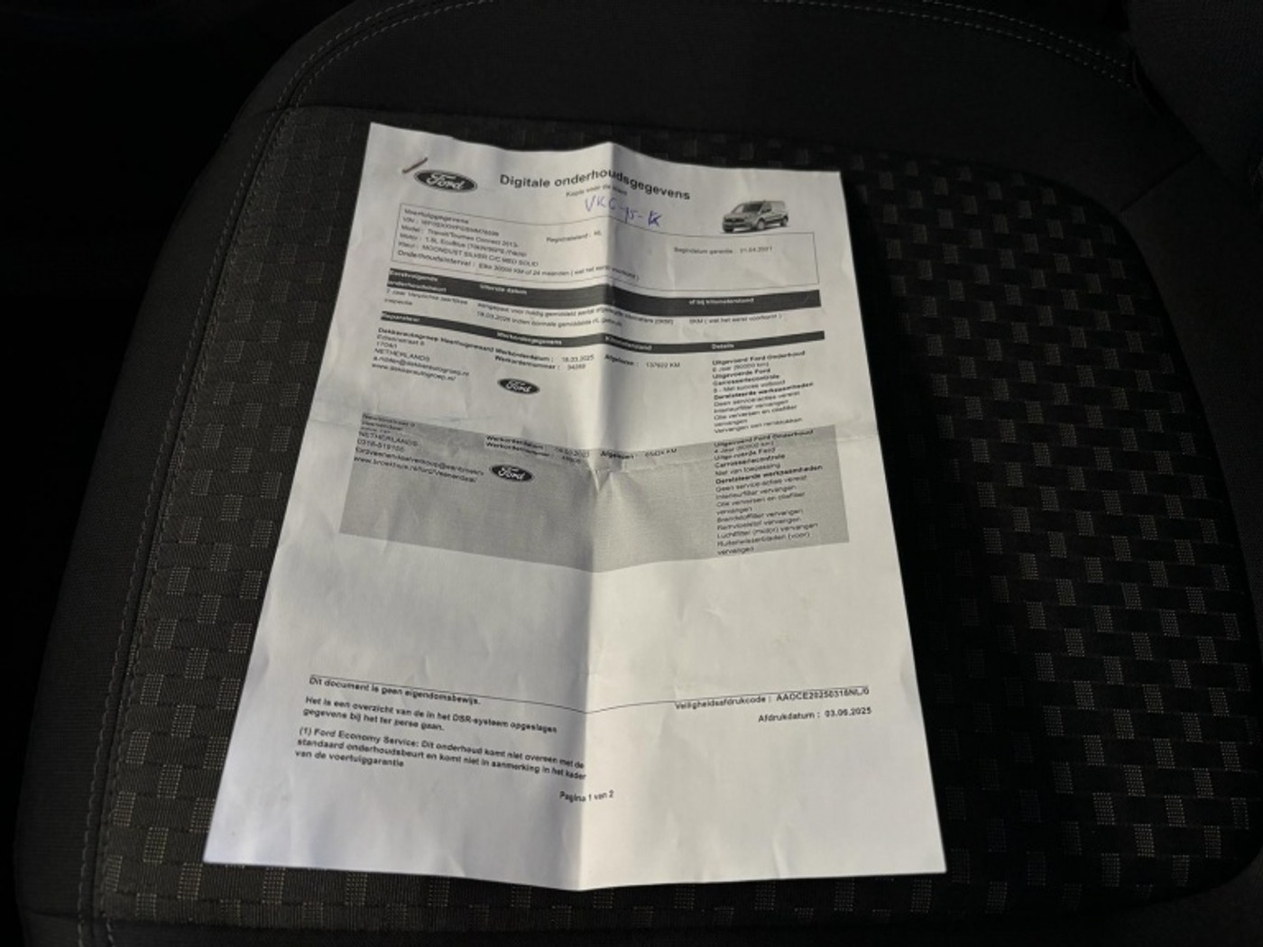 Foto van Ford Transit Connect