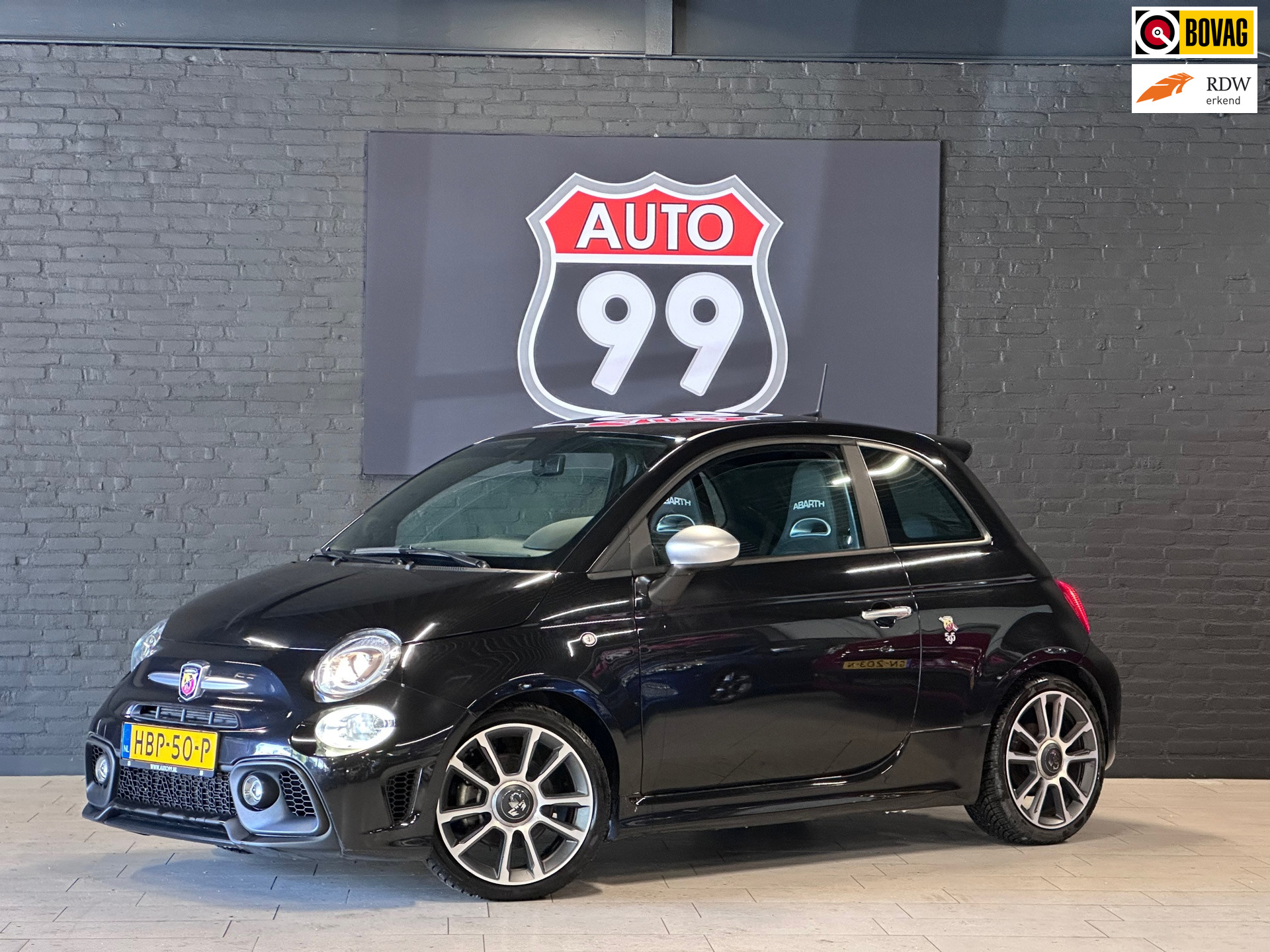 Fiat Abarth 500 1.4 T-Jet Abarth 595 Turismo LEDER / CLIMA / NAVI 2022 - voorkant
