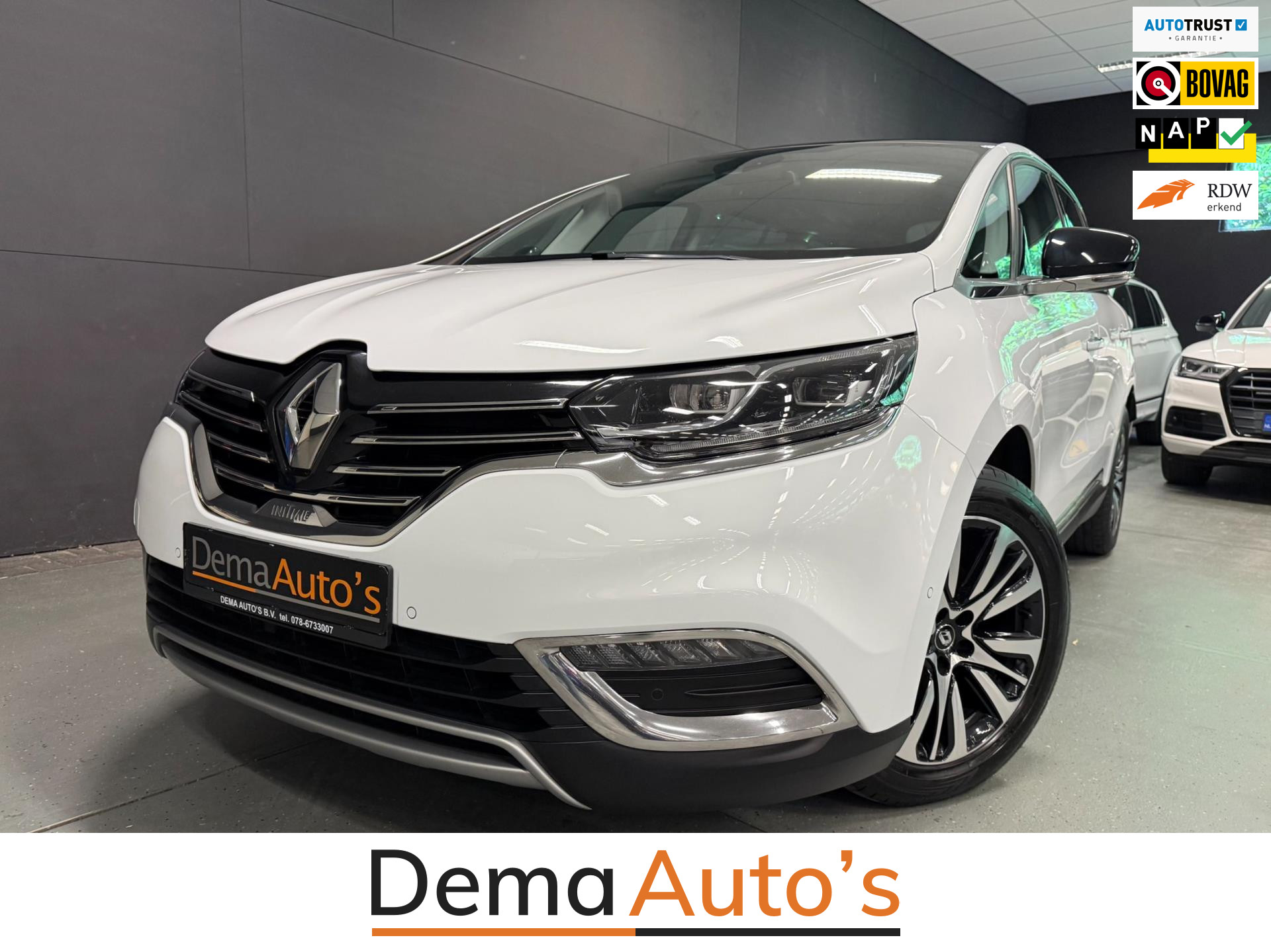 Renault Espace 1.6 TCe Initiale Paris 4 CONTROL PANO/CAM/LEDER/DAB/BOSE/SFEERVERL/ECC/PDC/CRUISE/// 2017 - voorkant