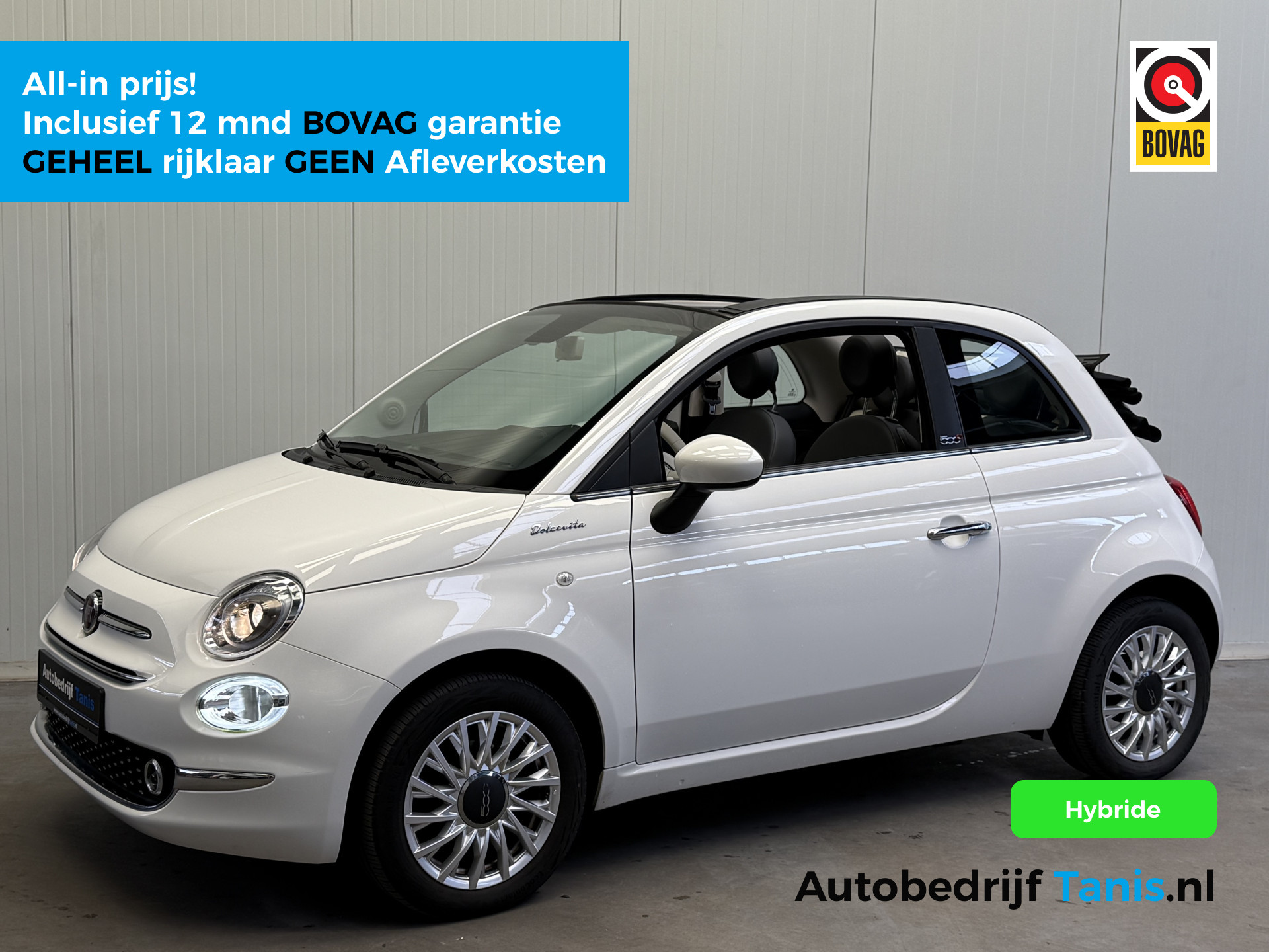 Fiat 500 1.0 Hybrid Dolcevita 2022 - voorkant