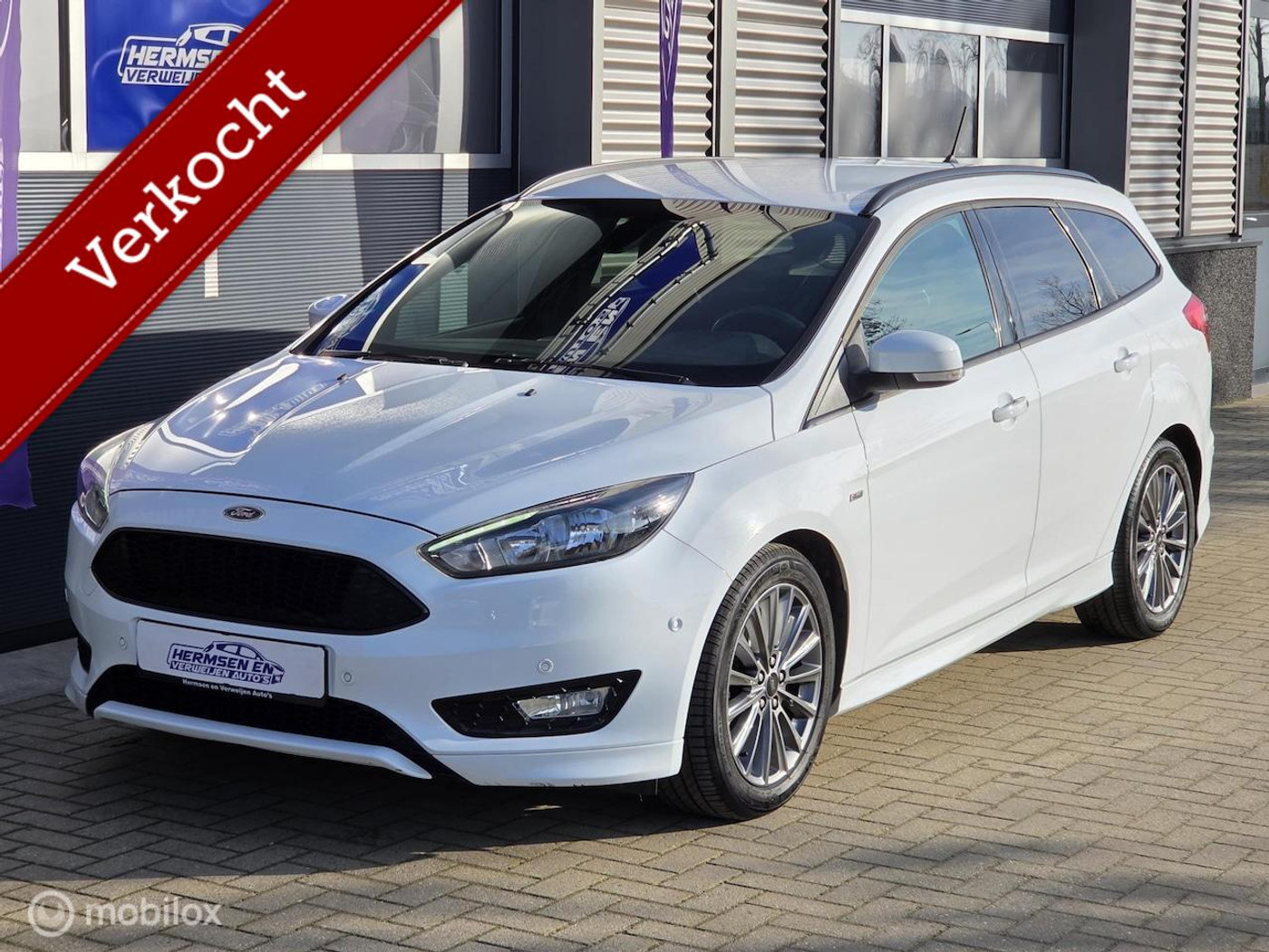 Ford Focus 1.0 EcoBoost 125pk ST-Line nieuwe distributie 2017 - voorkant
