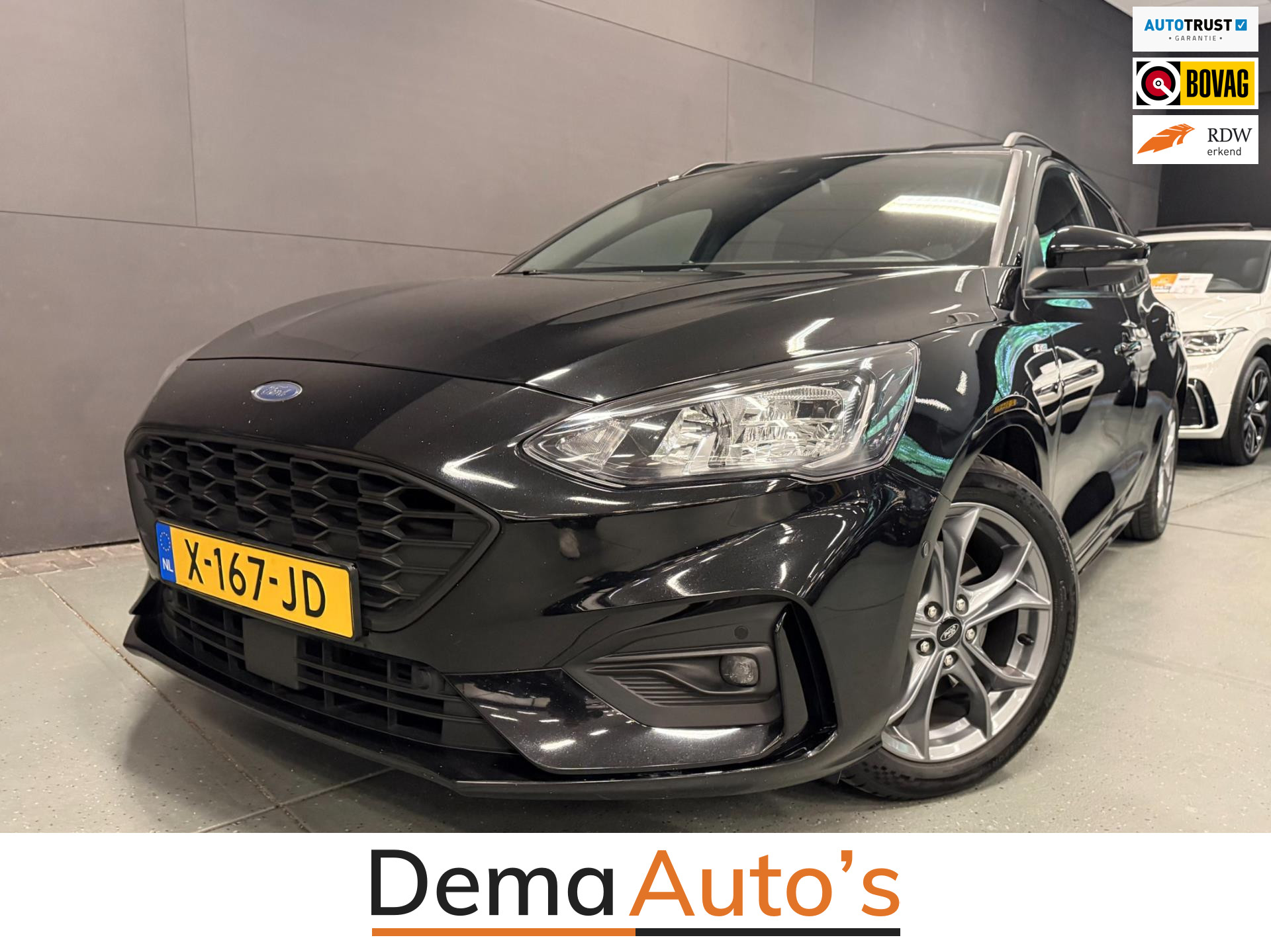 Ford Focus 1.0 EcoBoost Hybrid ST Line X Business NAVI/CAM/DAB/CARPLAY/ECC/PDC/CRUISE/// 2020 - voorkant