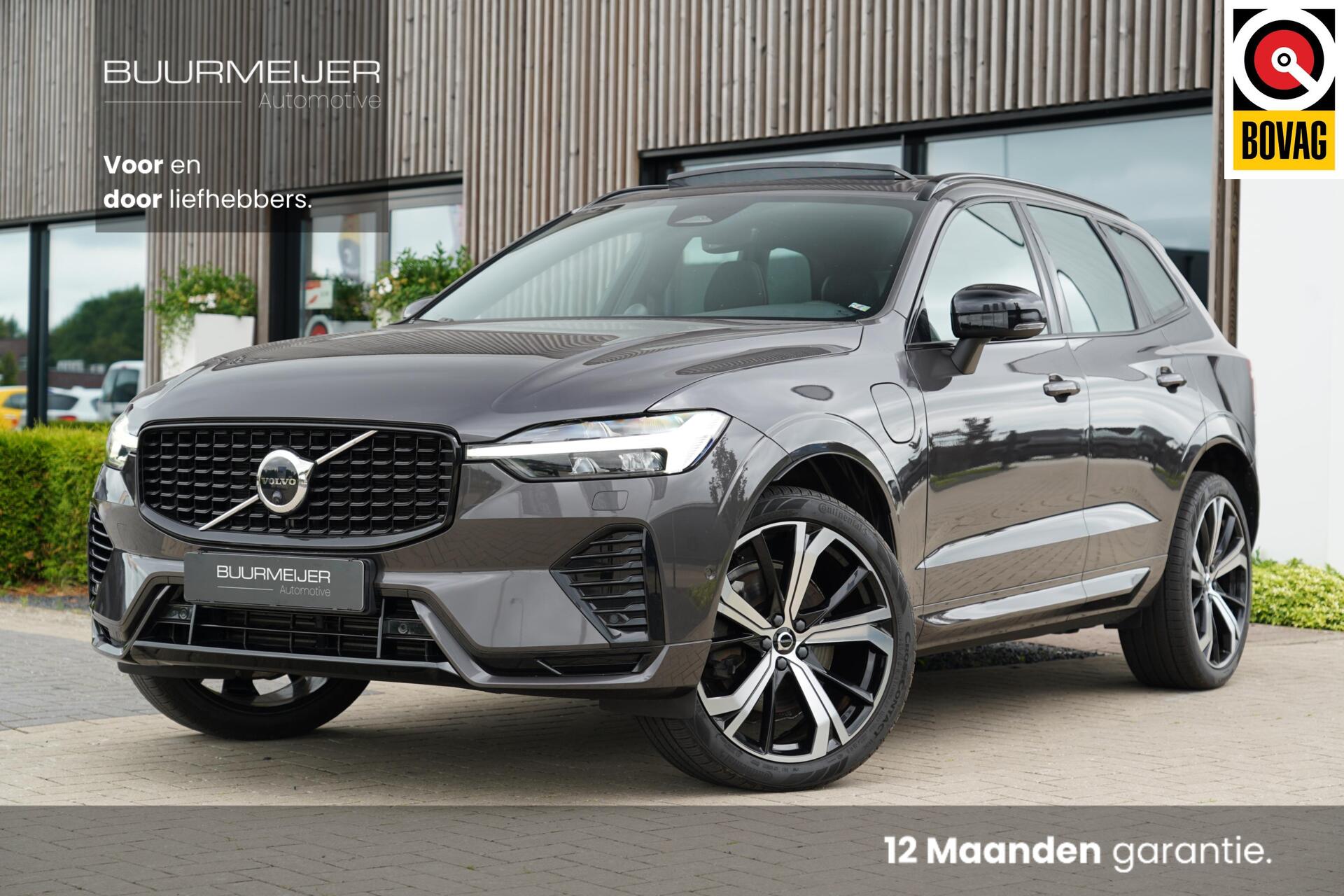 Volvo Xc60 T6 Plug-in hybrid AWD Plus Dark Long Range SOH 100% | Bowers & Wilkins | Dealer onderhouden | 21 inch | Schuif/kanteldak | Adaptieve cruise control | Trekhaak | Stoelverwarming | 2022 - voorkant