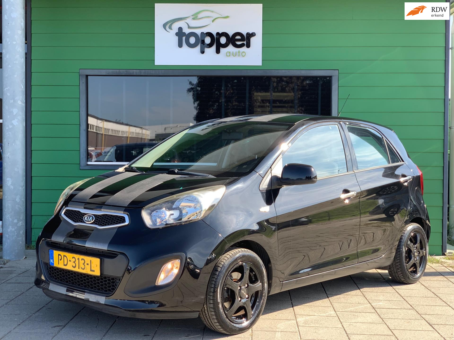 Kia Picanto 1.0 CVVT Airco|Sport|Airco|Elektr.ramen|5-Deurs|Nieuwe APK| 2012 - voorkant