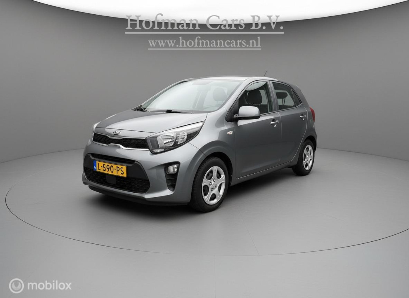 Kia Picanto 1.0 DPi ComfortLine | 5-Deurs | 67 PK | 46.256 km | Grijs Metallic | 07/2021 2021 - voorkant