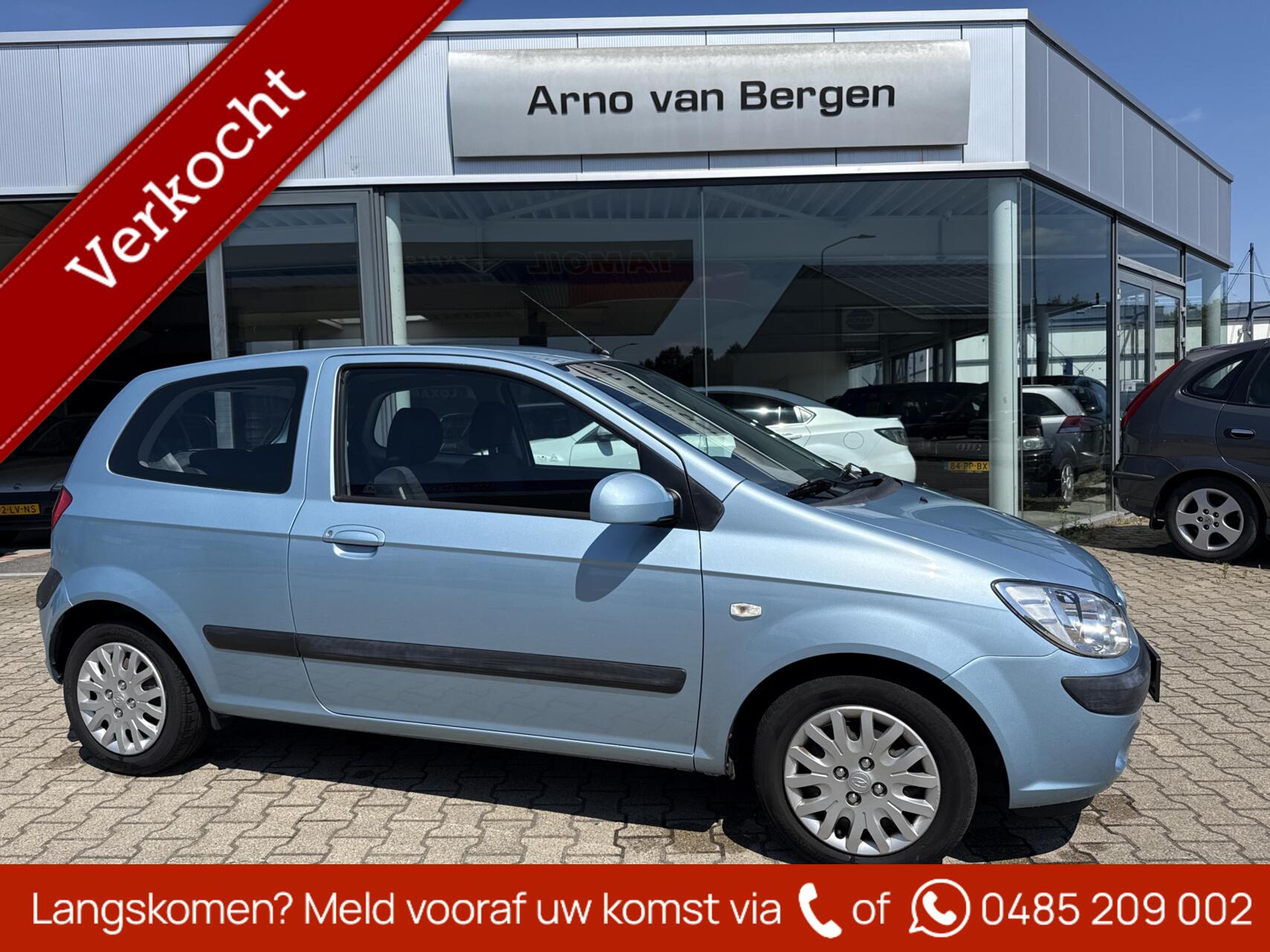Hyundai Getz 1.4i Active Cool, airco, isofix, nette en prima onderhouden auto !! 2008 - voorkant