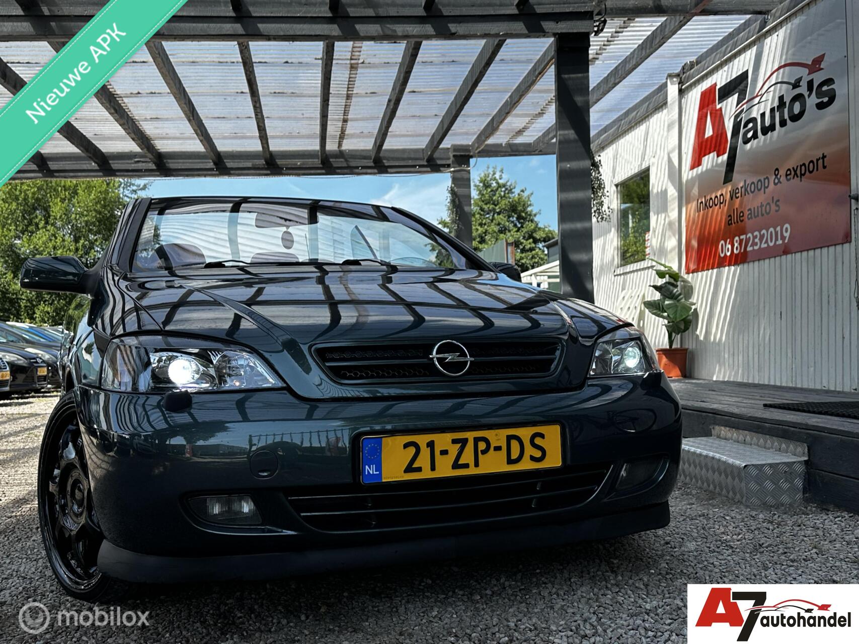 Opel Astra-g-cabrio 2.2-16V Nieuwe APK//Airco//Leder 2003 - voorkant
