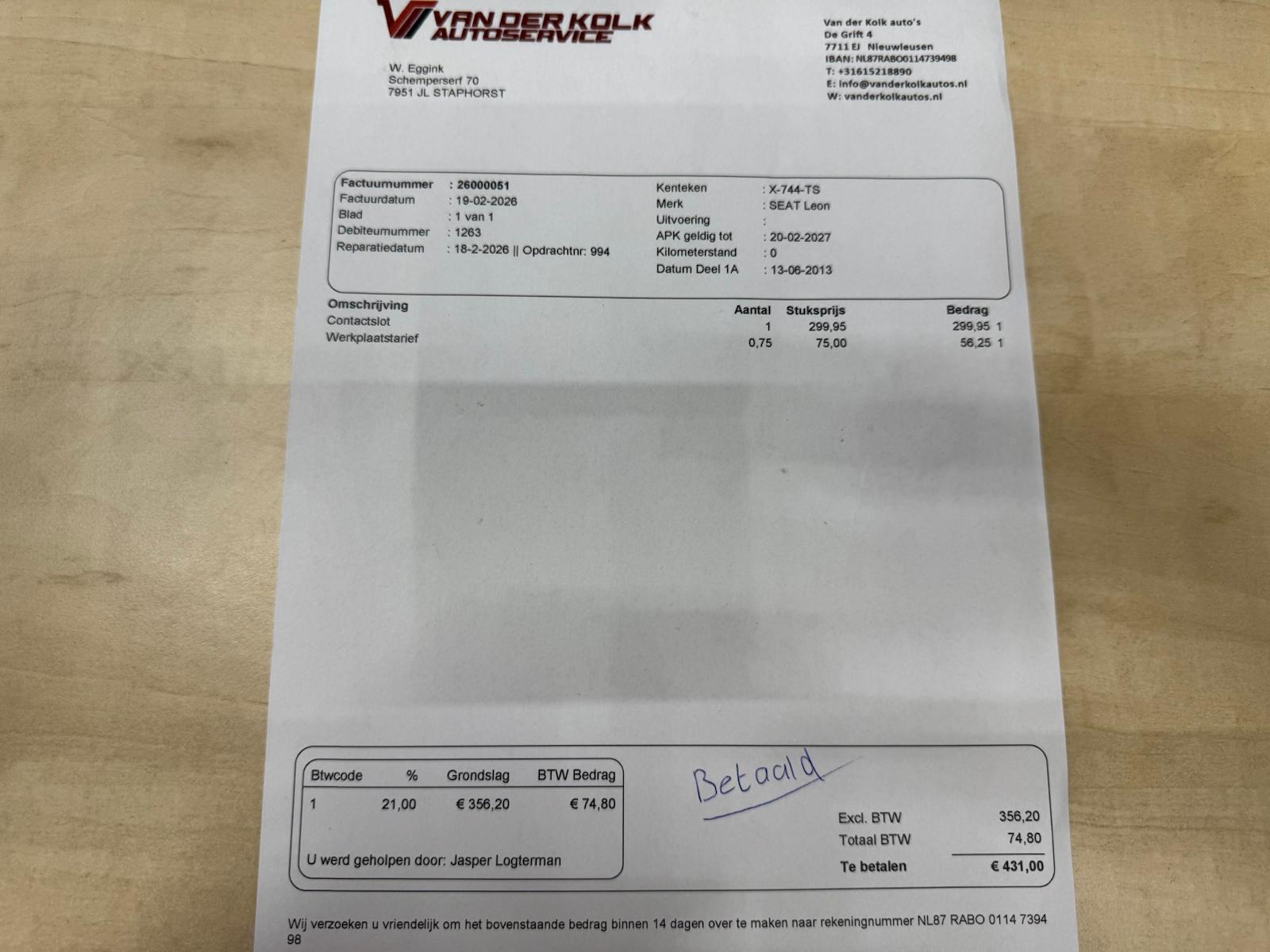 Foto van Seat Leon SC