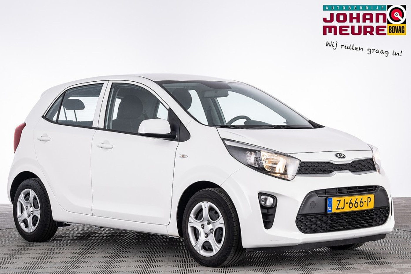 Kia Picanto 1.0 CVVT EconomyPlusLine | AIRCO ✅ 1e Eigenaar 2019 - voorkant