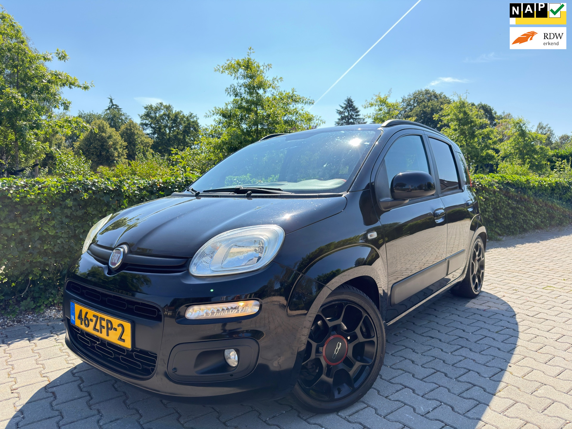 Fiat Panda 0.9 TwinAir Sport Sempre , Airco / City / Bleu & Me / Elec.Pakket /  16' Lm Velgen . Sportief. 2012 - voorkant