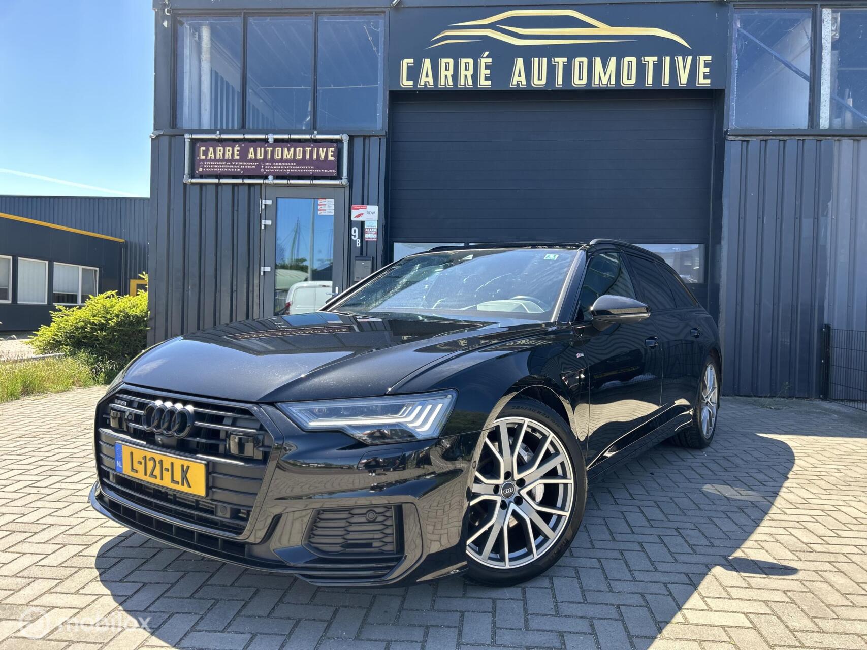 Audi A6 Avant 45 TDI quattro Design Pro S Line Plus|Pano|Luchtvering|360 Camera|Head-up 2019 - voorkant