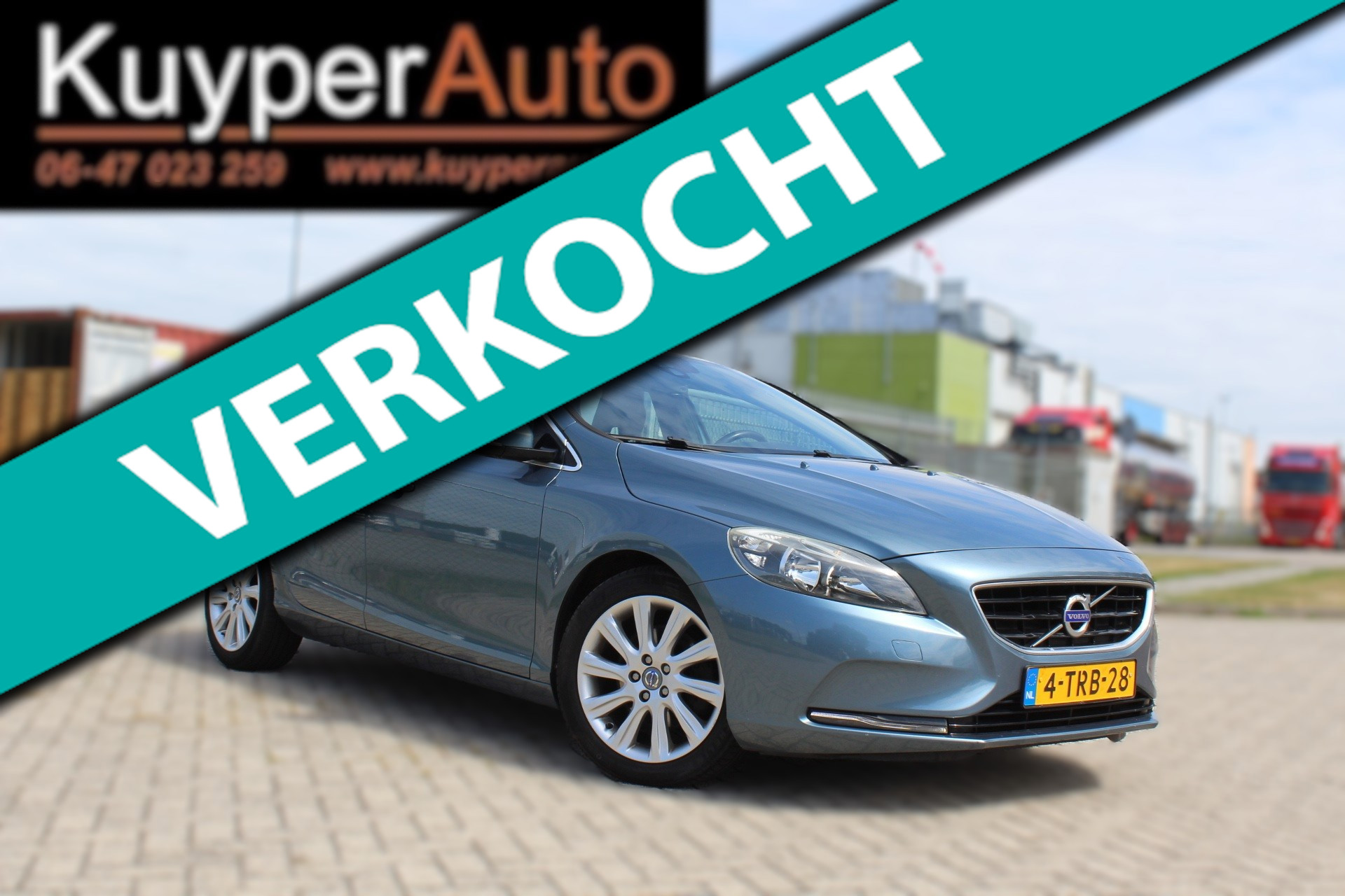 Volvo V40 1.6 T4 Momentum  NETTE AUTOMAAT GOED ONDERHOUDEN 2014 - voorkant