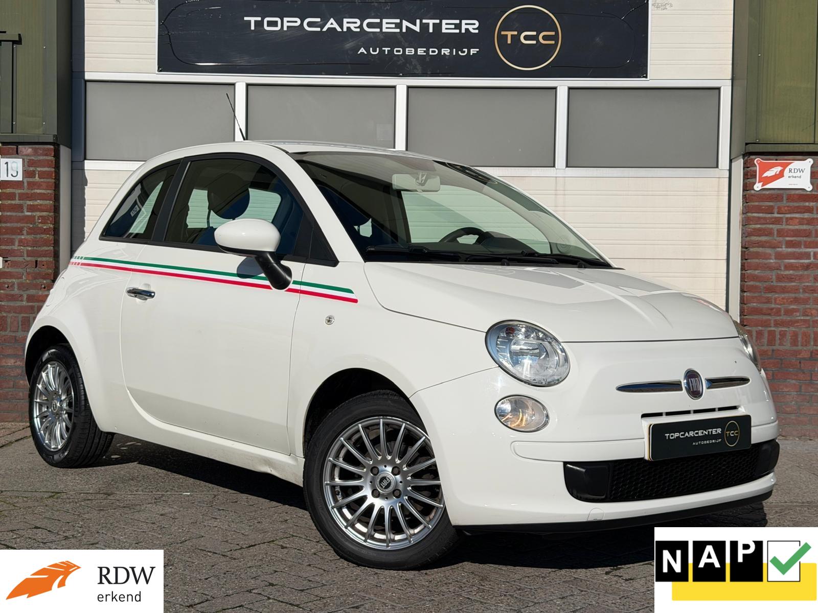 Fiat 500 1.2 Pop/LM.VELG/AIRCO/APK/NAP 2010 - voorkant