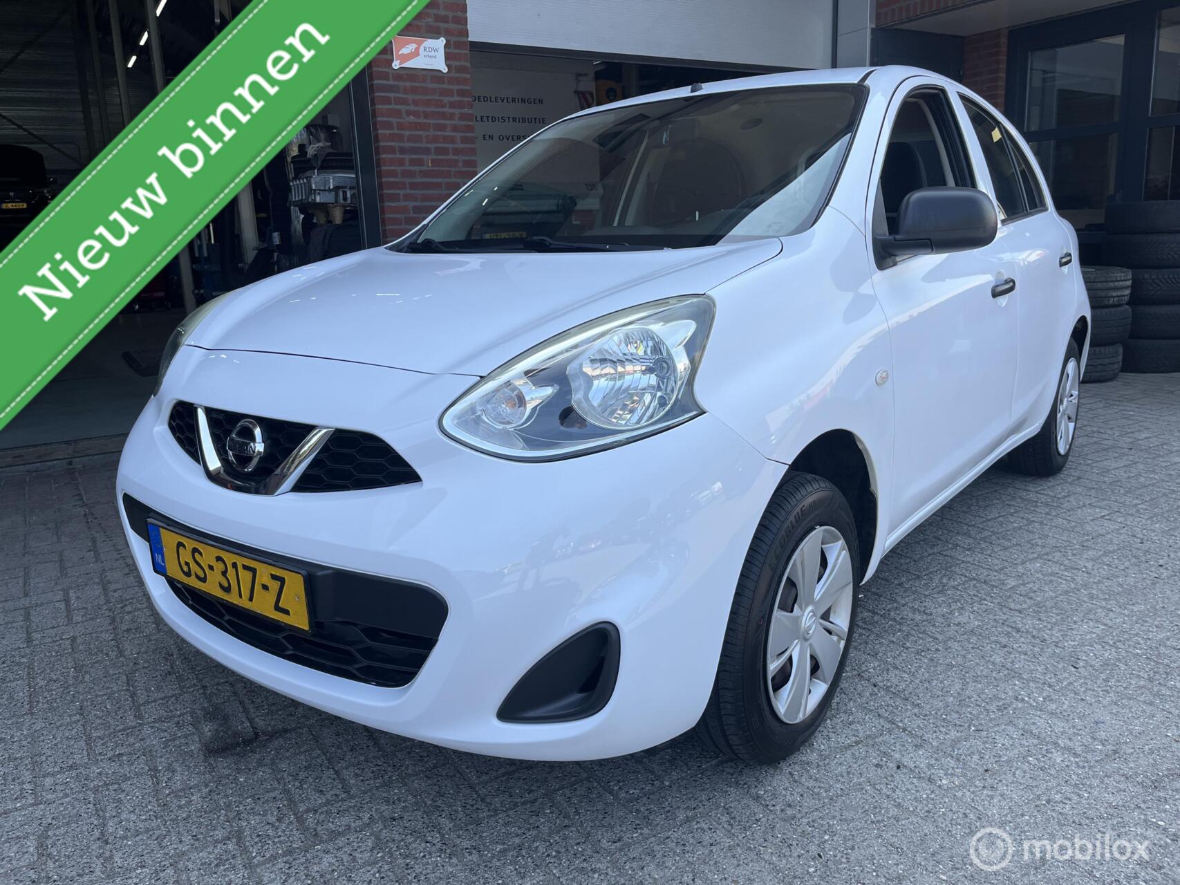 Nissan Micra 1.2 5 deurs Visia Pack Airco / BlueTooth / Elec ramen / NAP 2015 - voorkant