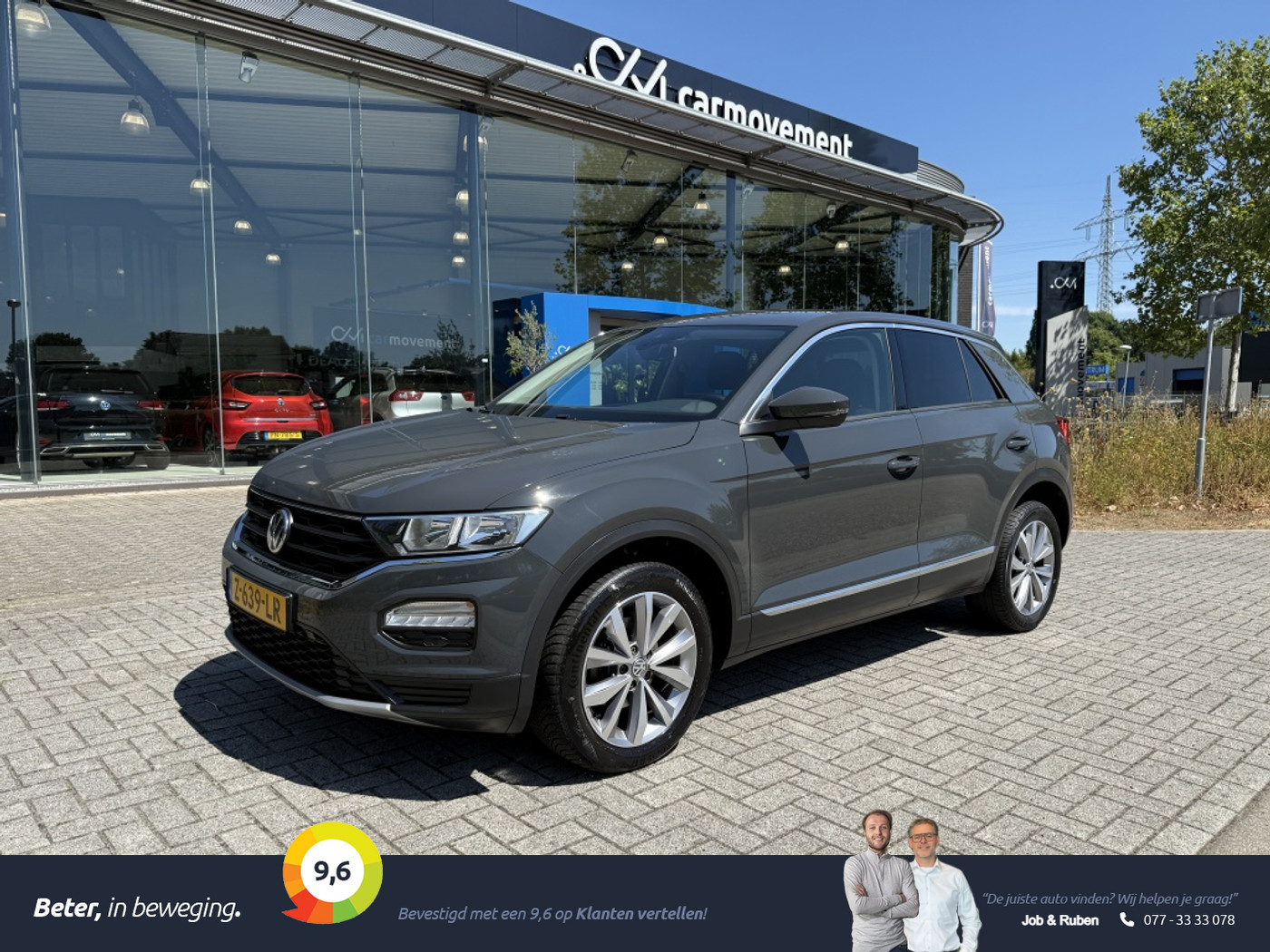 Volkswagen T-roc 1.0 TSI | Navi | Trekhaak | Stoelverw. | Clima | Adaptieve cruise control 2018 - voorkant