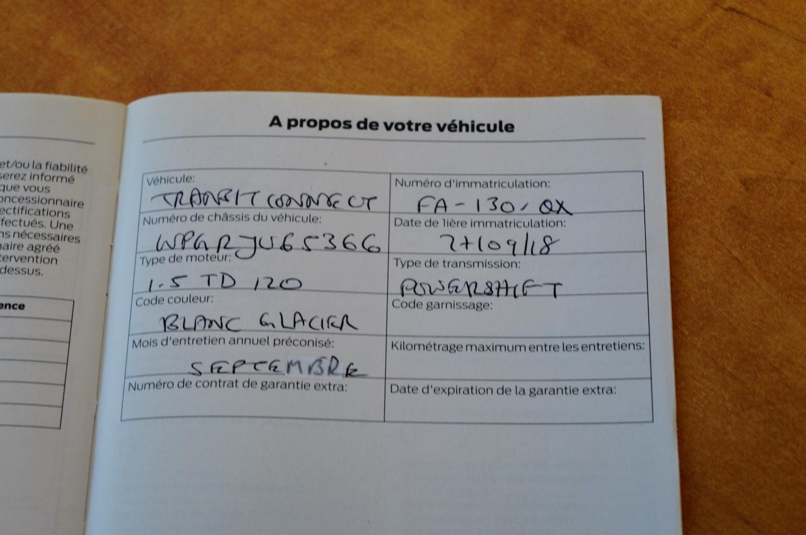 Foto van Ford Transit Connect