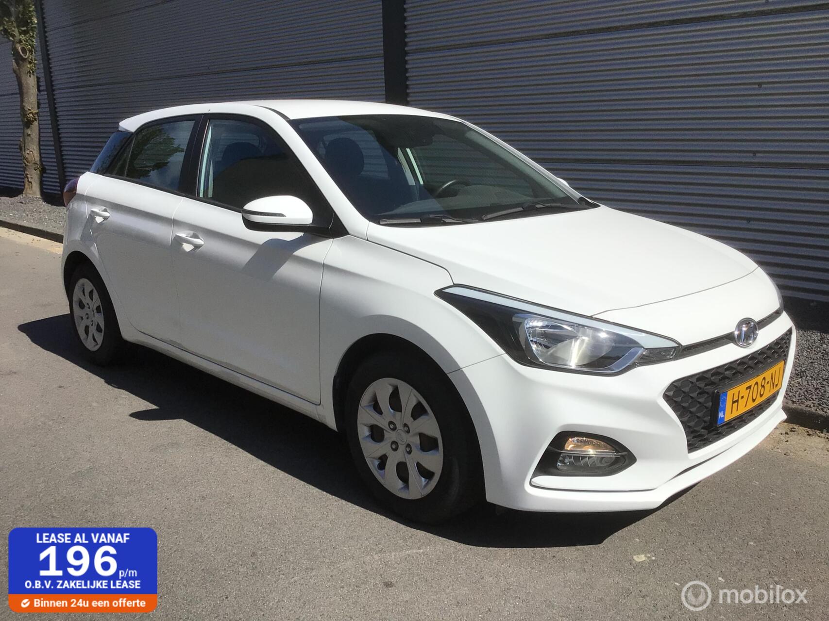 Hyundai I20 1.0 T-GDI Comfort camera carplay clima bleutooth 2020 - voorkant