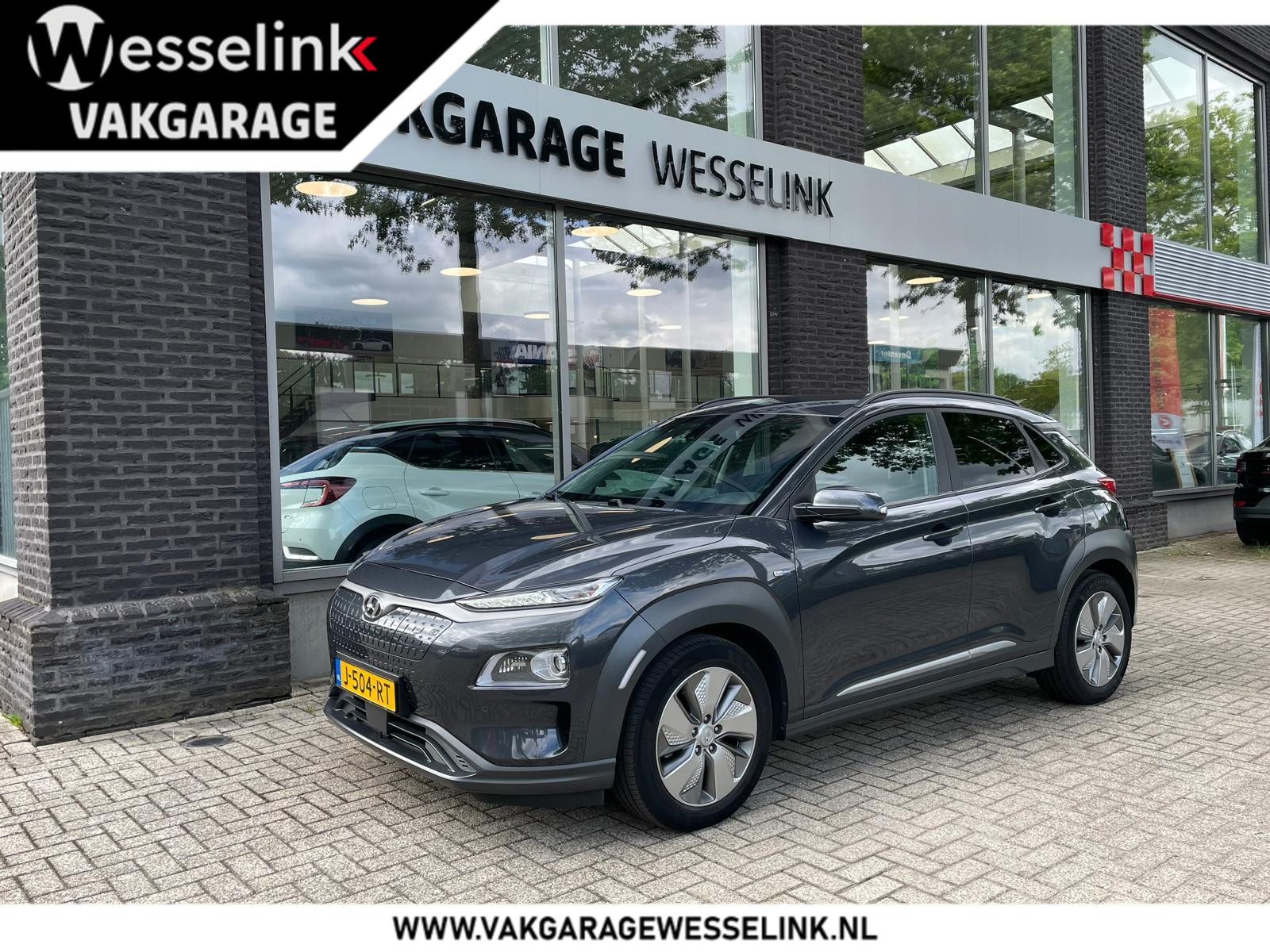 Hyundai Kona EV Premium 64 kWh 2020 - voorkant