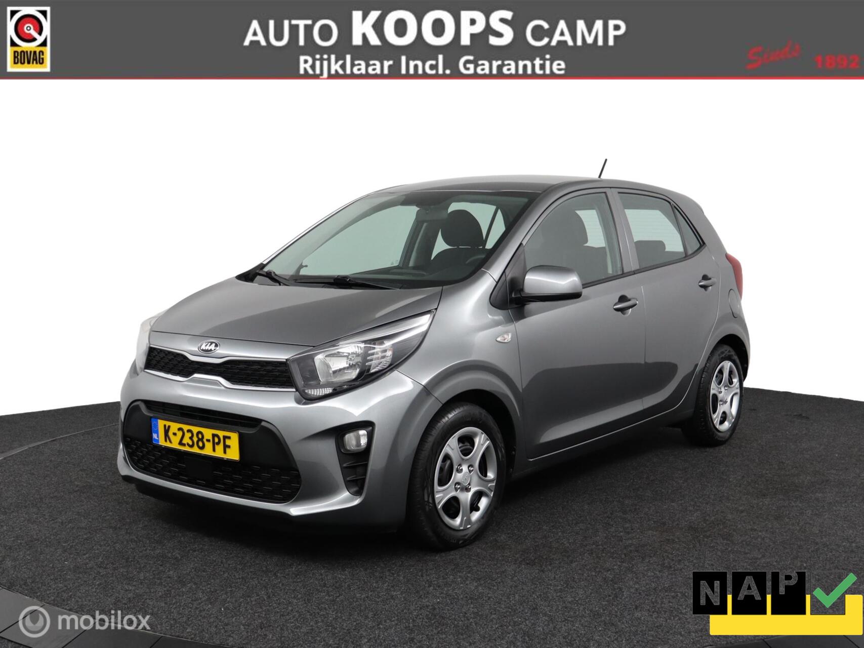 Kia Picanto 1.0 DPi ComfortLine | NAP | Elec. Pakket | Airco | Bluetooth | bediening op stuur | Dealerstaat | 2021 - voorkant