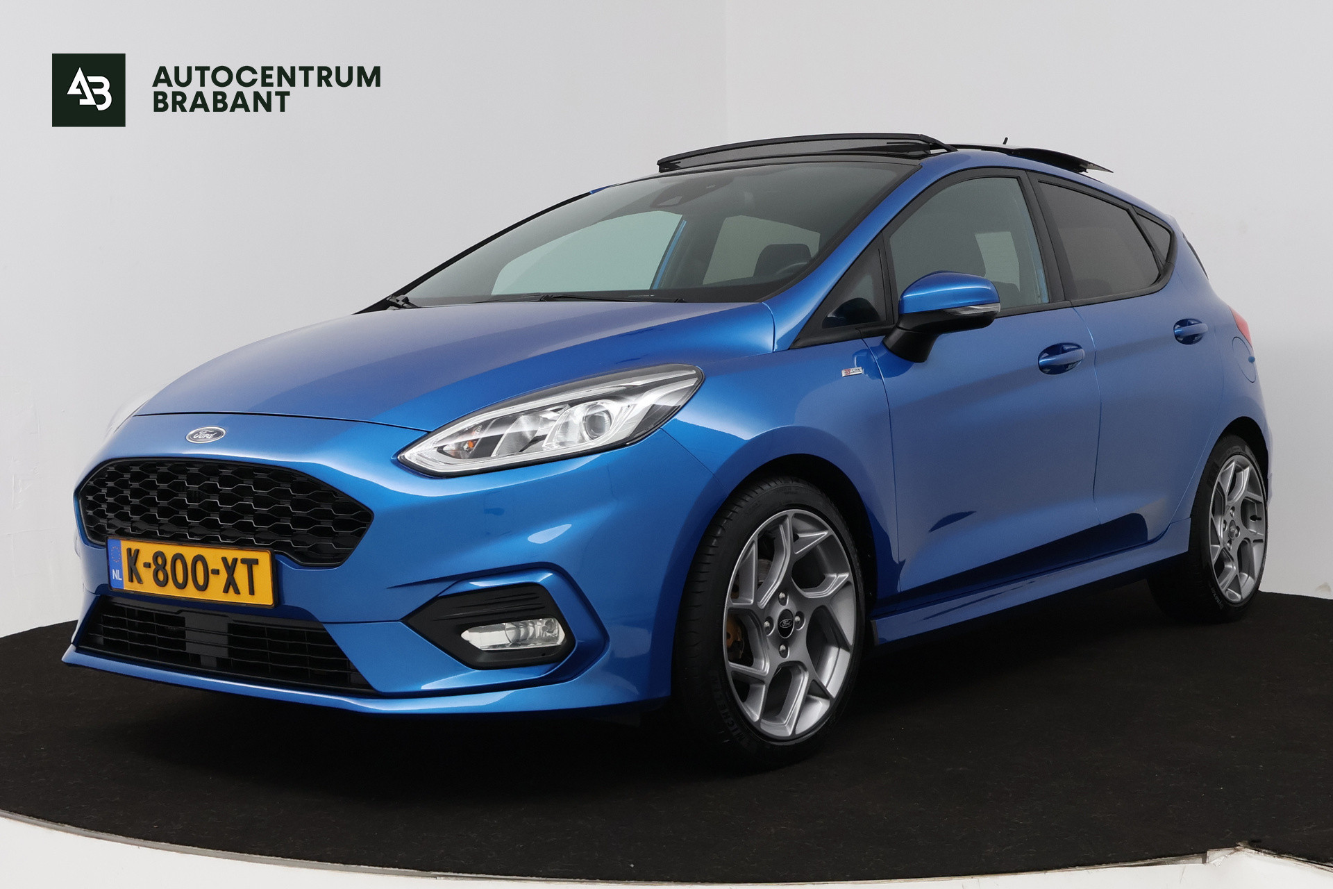 Ford Fiesta 1.0 EcoBoost ST-Line (PANORAMADAK, STOEL/STUUR VERWARMING, LANE-ASSIST, CRUISE CONTROL, NAVIGATIE, PARKEERSENSOREN) 2021 - voorkant