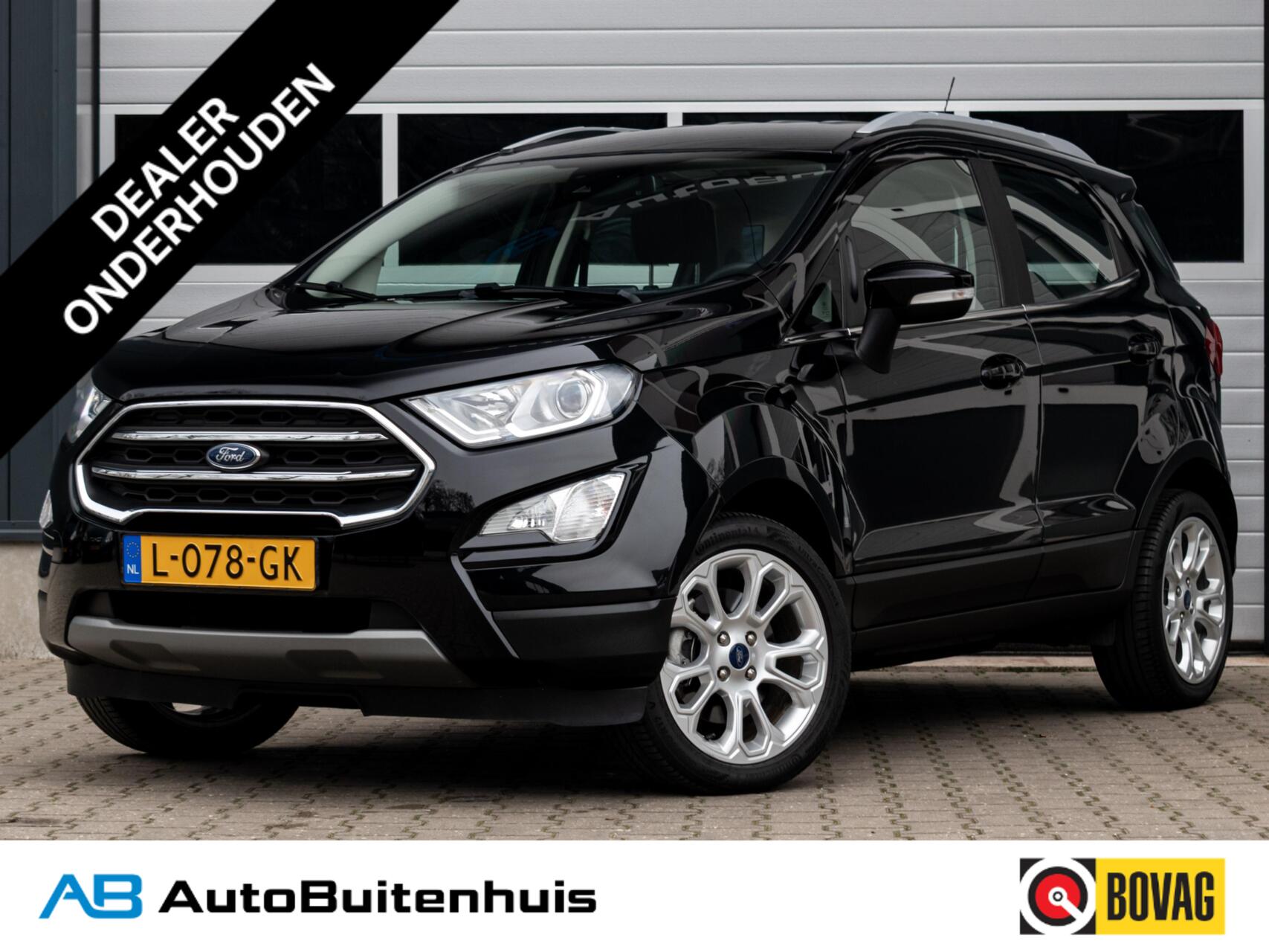 Ford Ecosport 1.0 EcoBoost Titanium|1e Eigenaar|CLIMATE|CAMERA|CRUISE|CARPLAY|PDC 2021 - voorkant