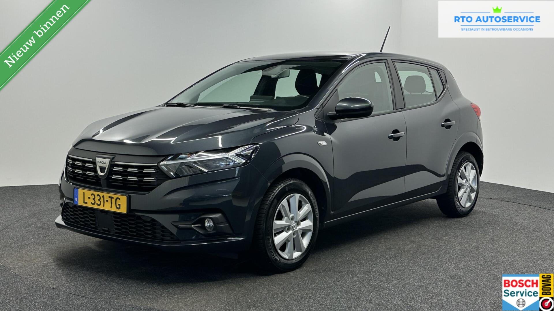 Dacia Sandero 1.0 TCe 100 Bi-Fuel Comfort CARPLAY-CRUISE 2021 - voorkant