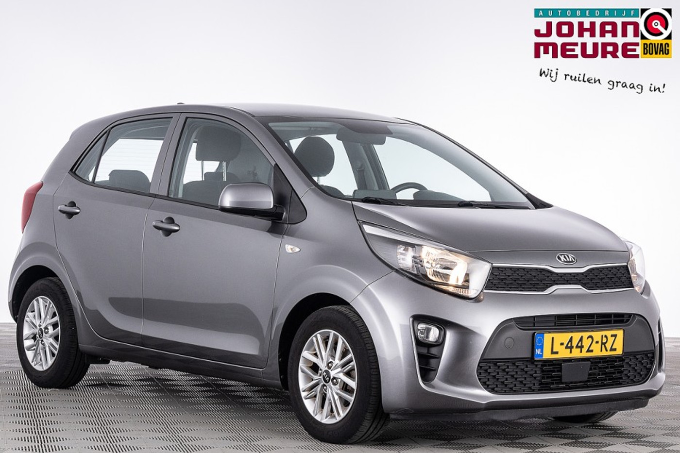 Kia Picanto 1.0 DPi DynamicLine 5drs | LM VELGEN |  ✅ 1e Eigenaar 2021 - voorkant