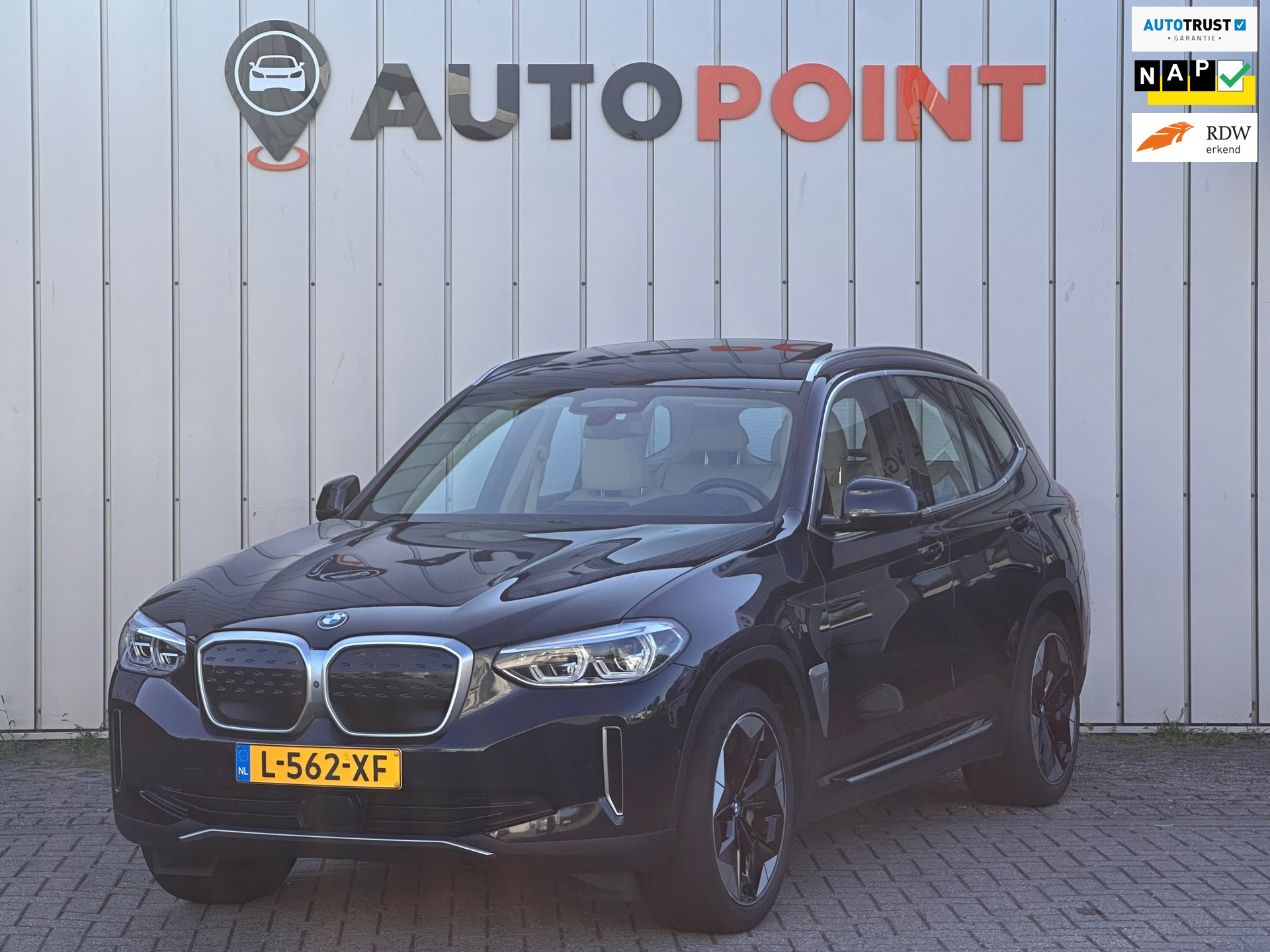 BMW Ix3 High Executive 80 kWh SOH 96% Harman Kardon PANO/HEAD-UP DISPLAY LEER/MEMORY STOELEN 2021 - voorkant