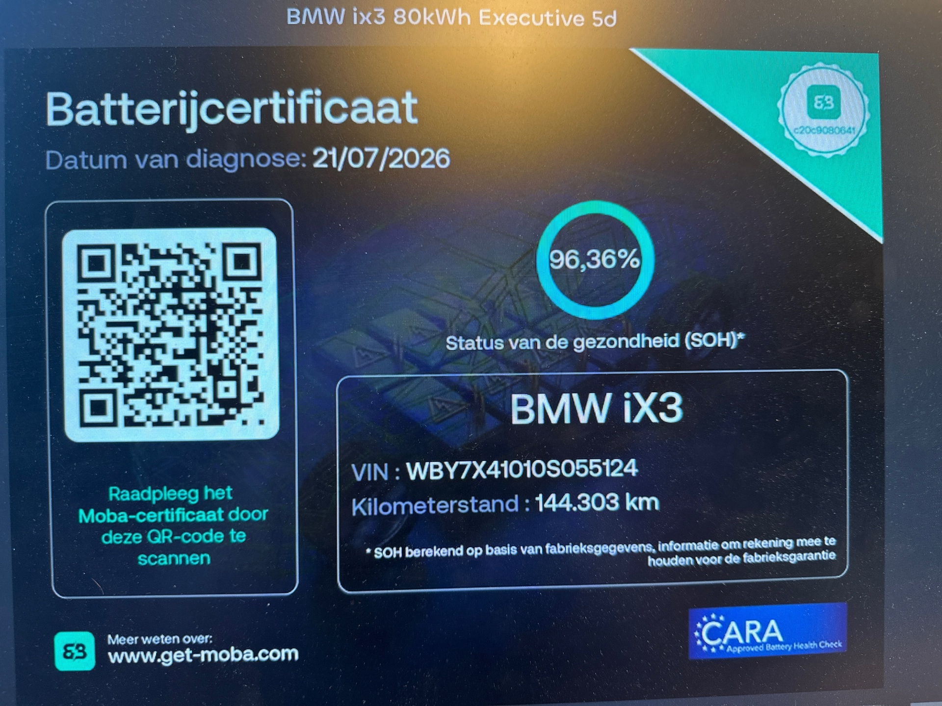 Foto van BMW Ix3