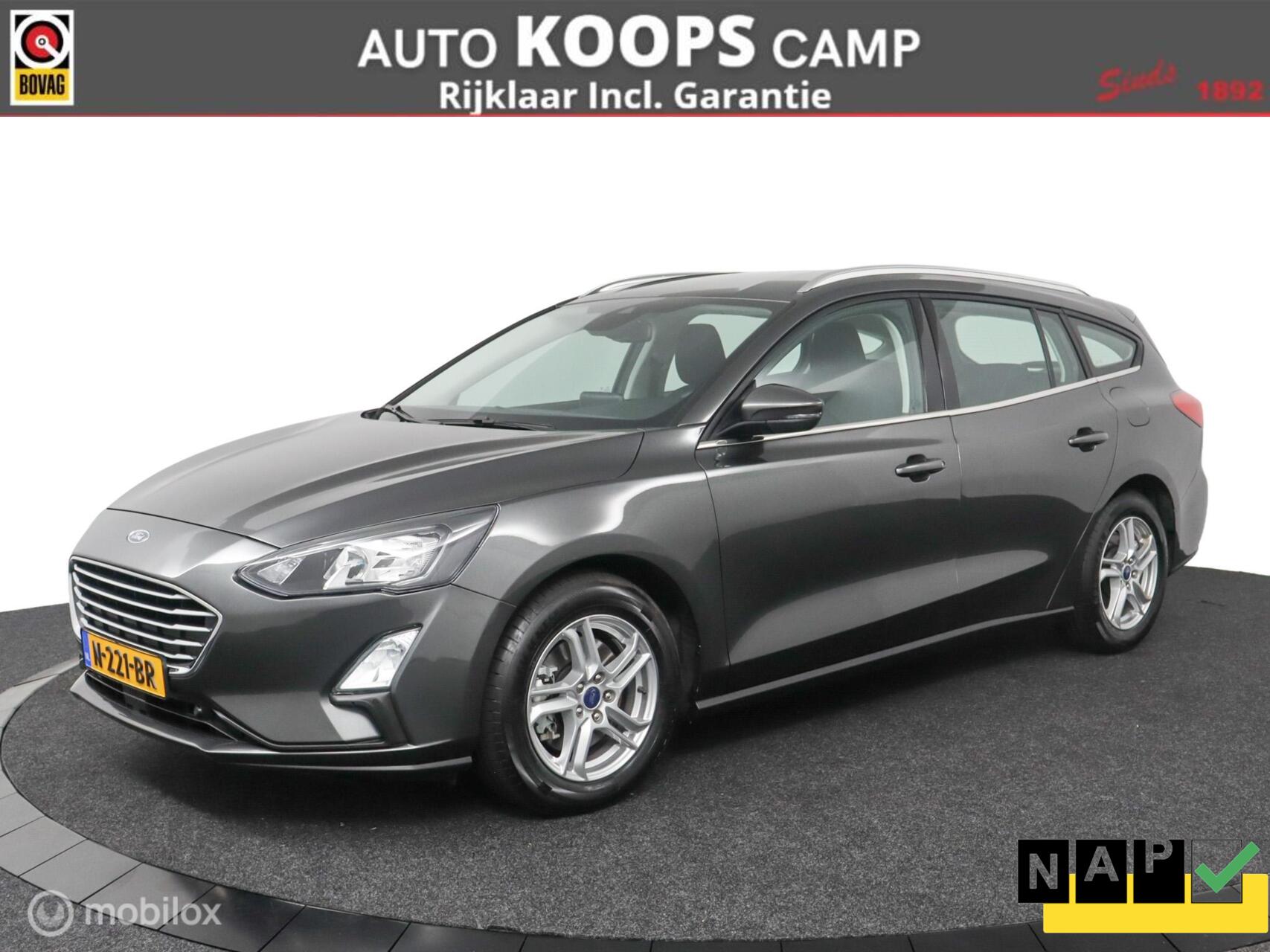 Ford Focus 1.0 EcoBoost Trend Edition Business | Navigatie | Parkeersensoren v/a | Camera | 10dkm NAP | NL Auto | DEALER-STAAT 2021 - voorkant