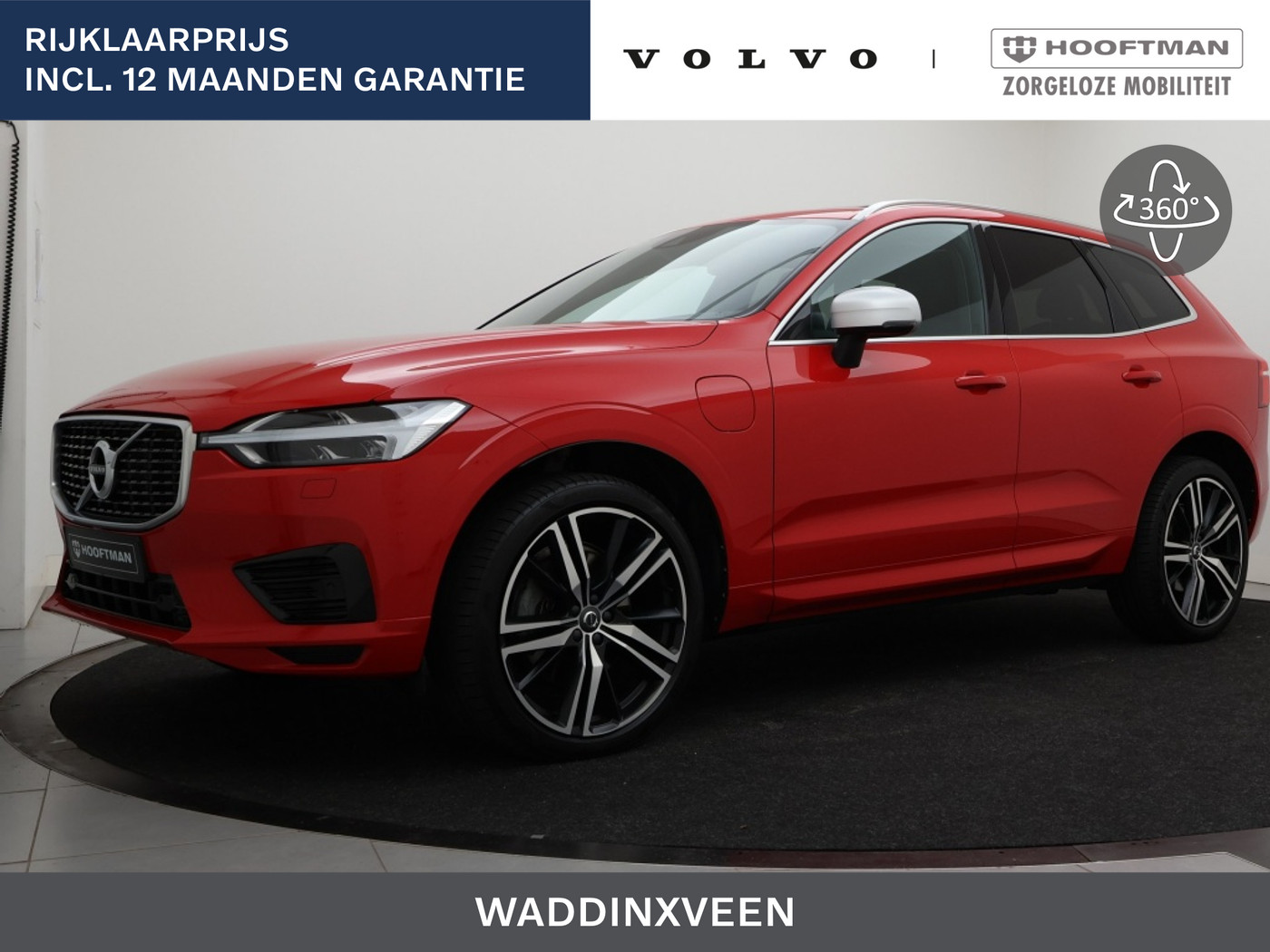 Volvo Xc60 T8 Twin Engine T8 PLUG-IN HYBRID R-DESIGN SCHUIFDAK LUCHTVERING TREKHAAK HARMAN 2019 - voorkant