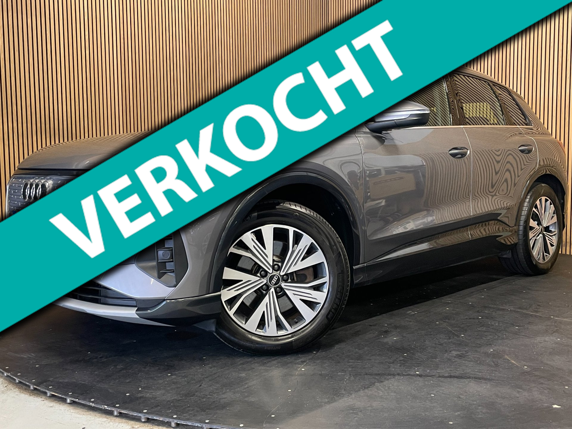 Audi Q4 40 E-tron 40 Advanced Edition 77 kWh|93%SOH|ELEK.TREKHAAK|ACC|APPLE CARPLAY|STOELVERW|NAVIGATIE|NL-AUTO|NAP|1e EIG|INCL. BTW| 2023 - voorkant