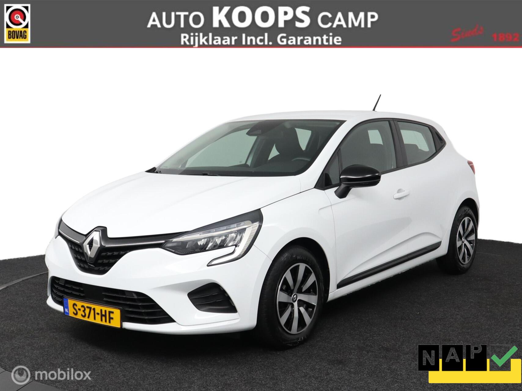 Renault Clio 1.0 TCe 90 Equilibre | Navi | Cruise | Apple CarPlay & Android Auto| Elektr.pakket | NL Auto | BTW-Auto | DEALER-STAAT 2023 - voorkant