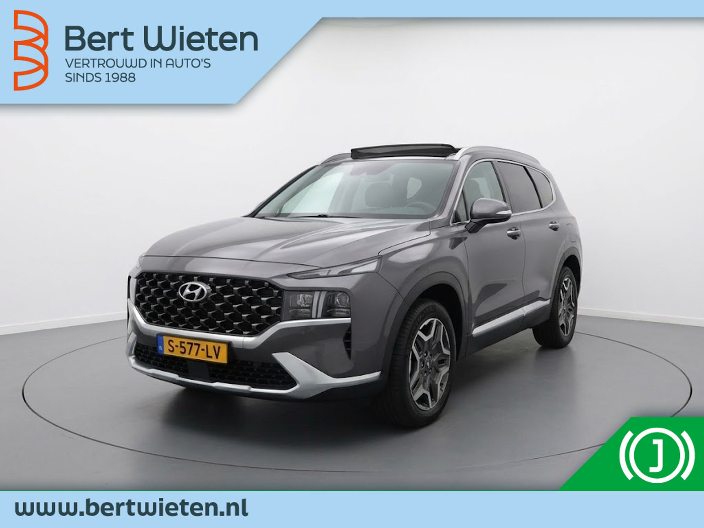 Hyundai Santa Fe 1.6 T-GDI HEV Premium Plus Sky 7p. | Geen import | 7 Persoons | 2023 - voorkant