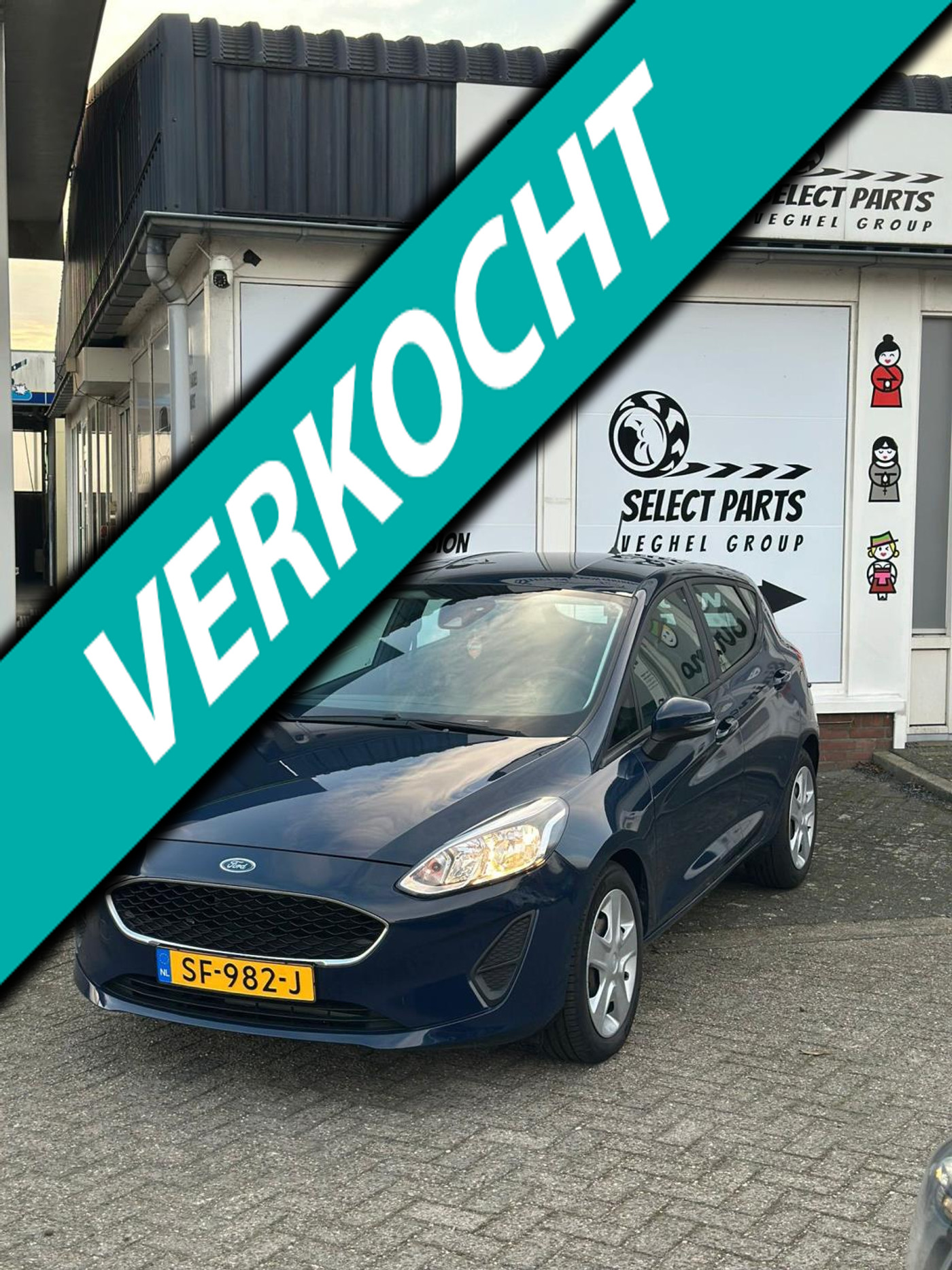 Ford Fiesta Dealer onderhouden| NAP| Garantie |Lage KM 2018 - voorkant