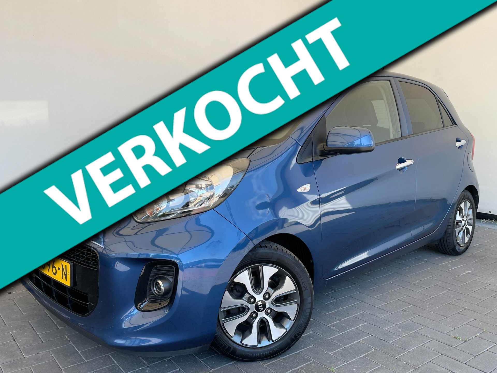 Kia Picanto 1.0 CVVT ComfortPlusLine Navigator|Climate Control|Cruise Control|Navigatie 2016 - voorkant