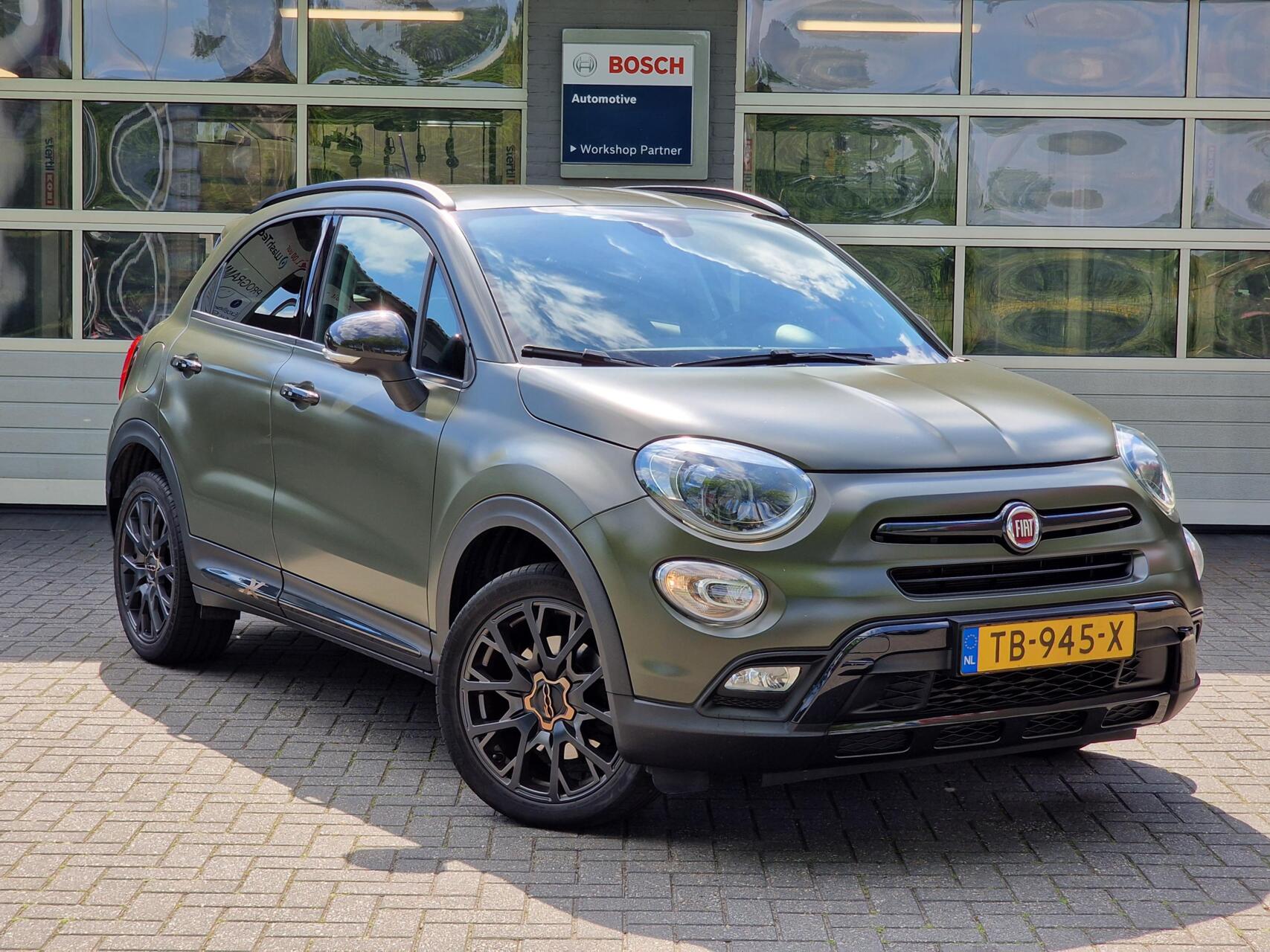 Fiat Fiat 500x 1.4 Turbo MultiAir S-Design Cross mat-green|Bi-Xenon|Trekhaak|Clima| 2018 - voorkant