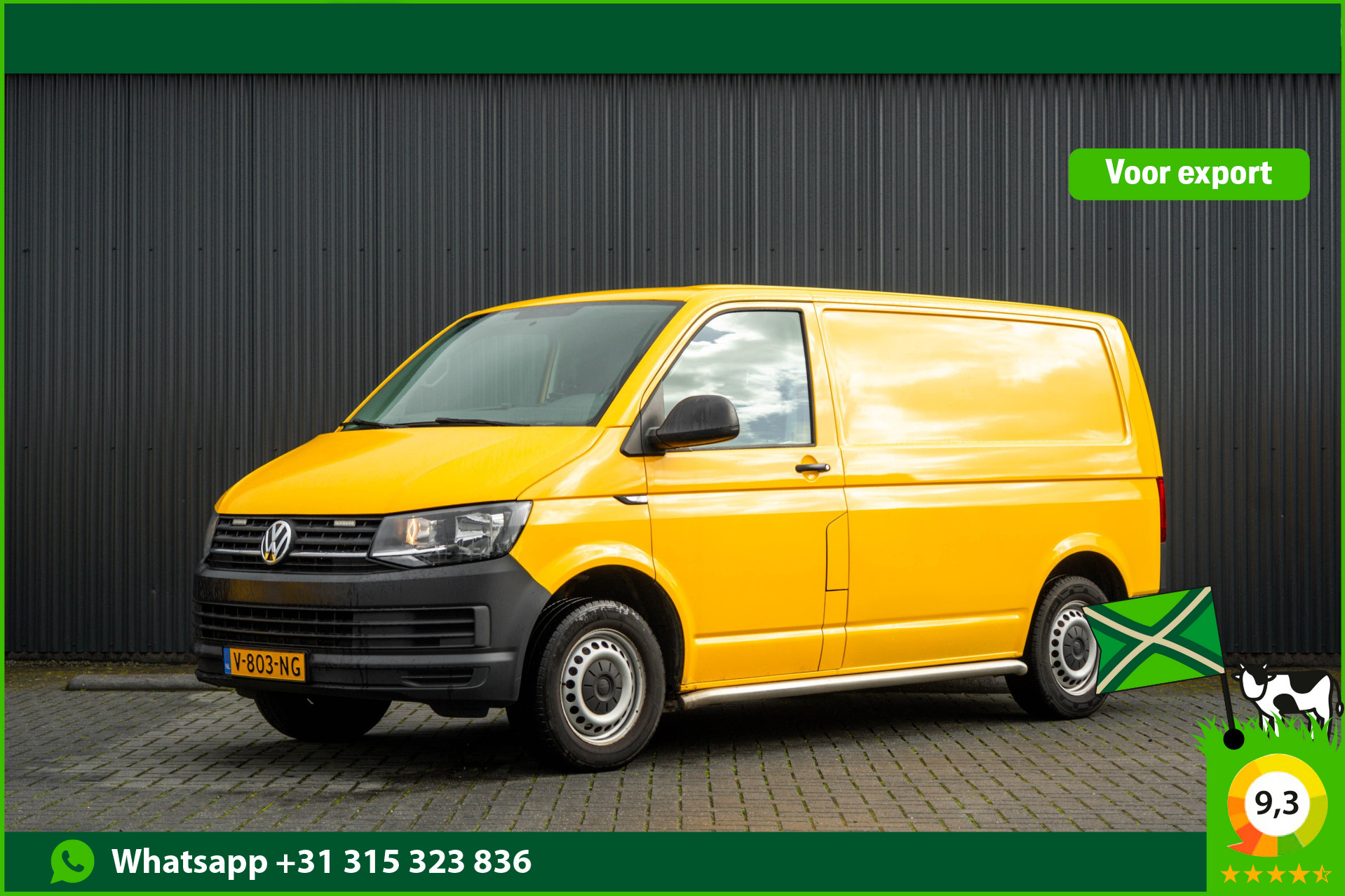 Volkswagen Transporter L1H1 | Trekhaak 2018 - voorkant