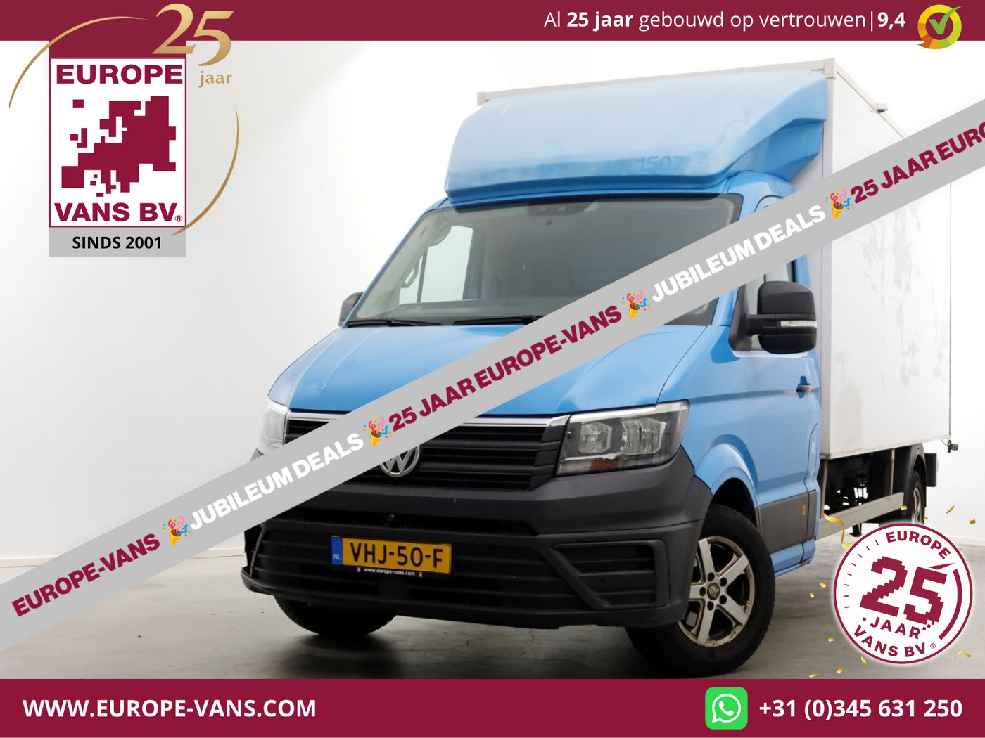 Volkswagen Crafter 35 2.0 TDI E6 Bakwagen met achterdeuren 2-Persoons 10-2020 2020 - voorkant